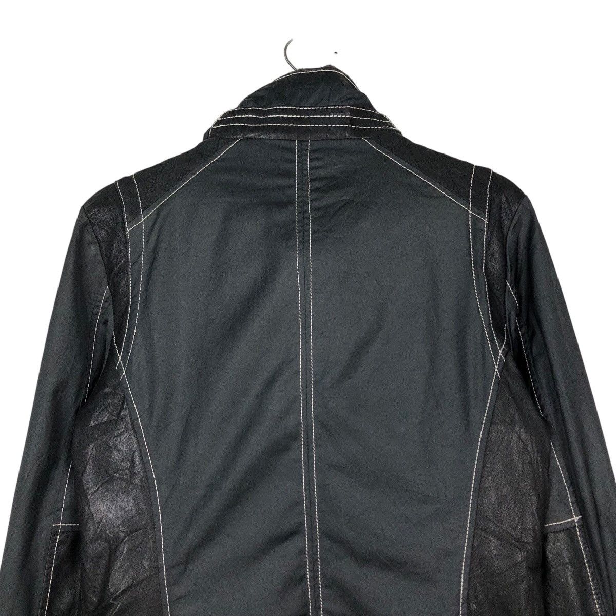 Japanese Brand 📌Cropped Biker Leather Jacket Comme Ca Du Mode Men Size US S / EU 44-46 / 1 - 10 Thumbnail