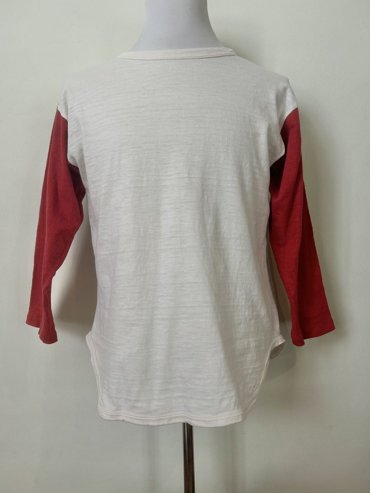 Japanese Brand × Vintage × Warehouse Long sleeved cuffed under elbow warehouse tshirt Size US S / EU 44-46 / 1 - 2 Thumbnail