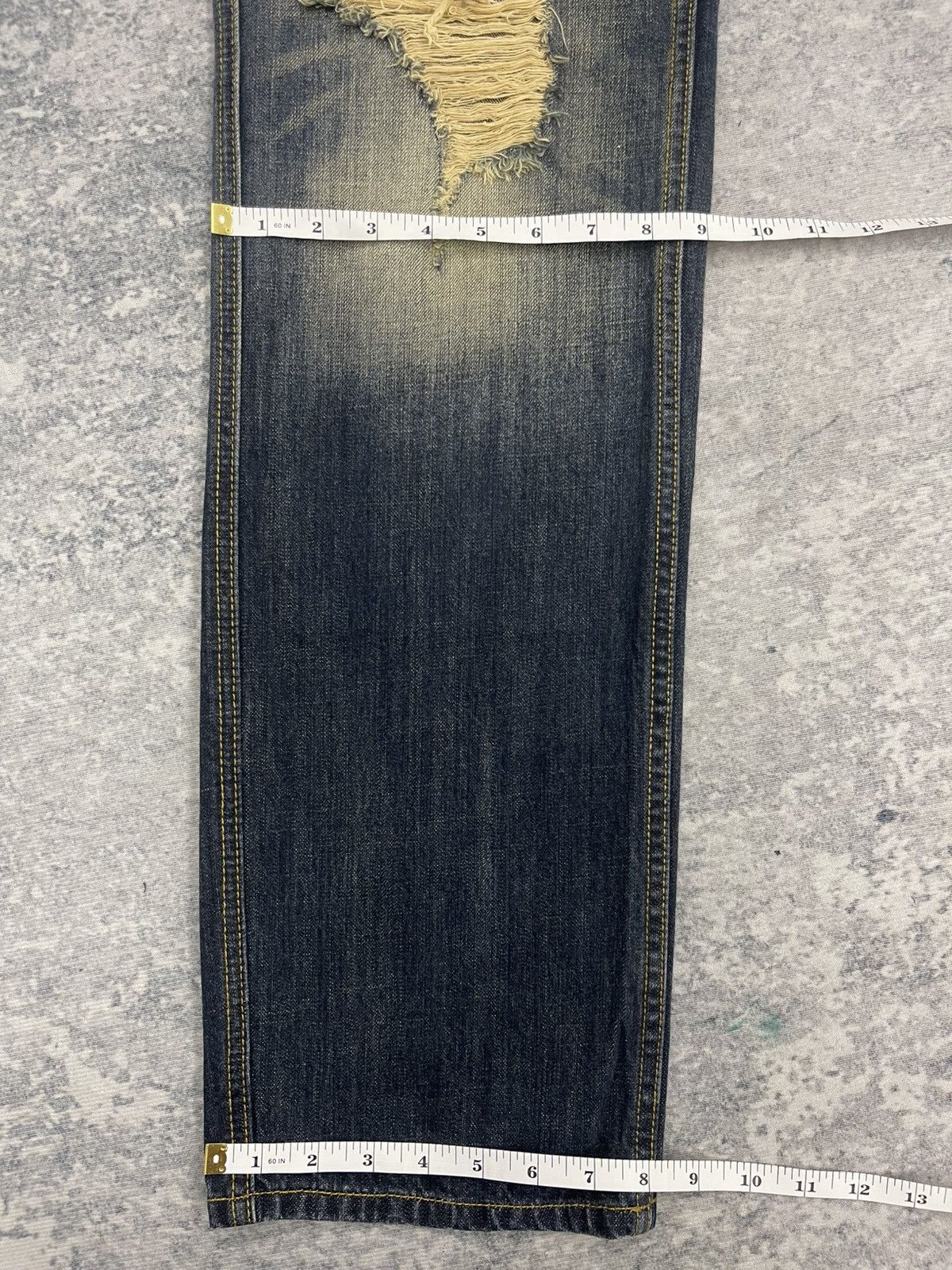 Smith's American Smiths American Ripped Denim Jeans Size US 33 - 17 Thumbnail