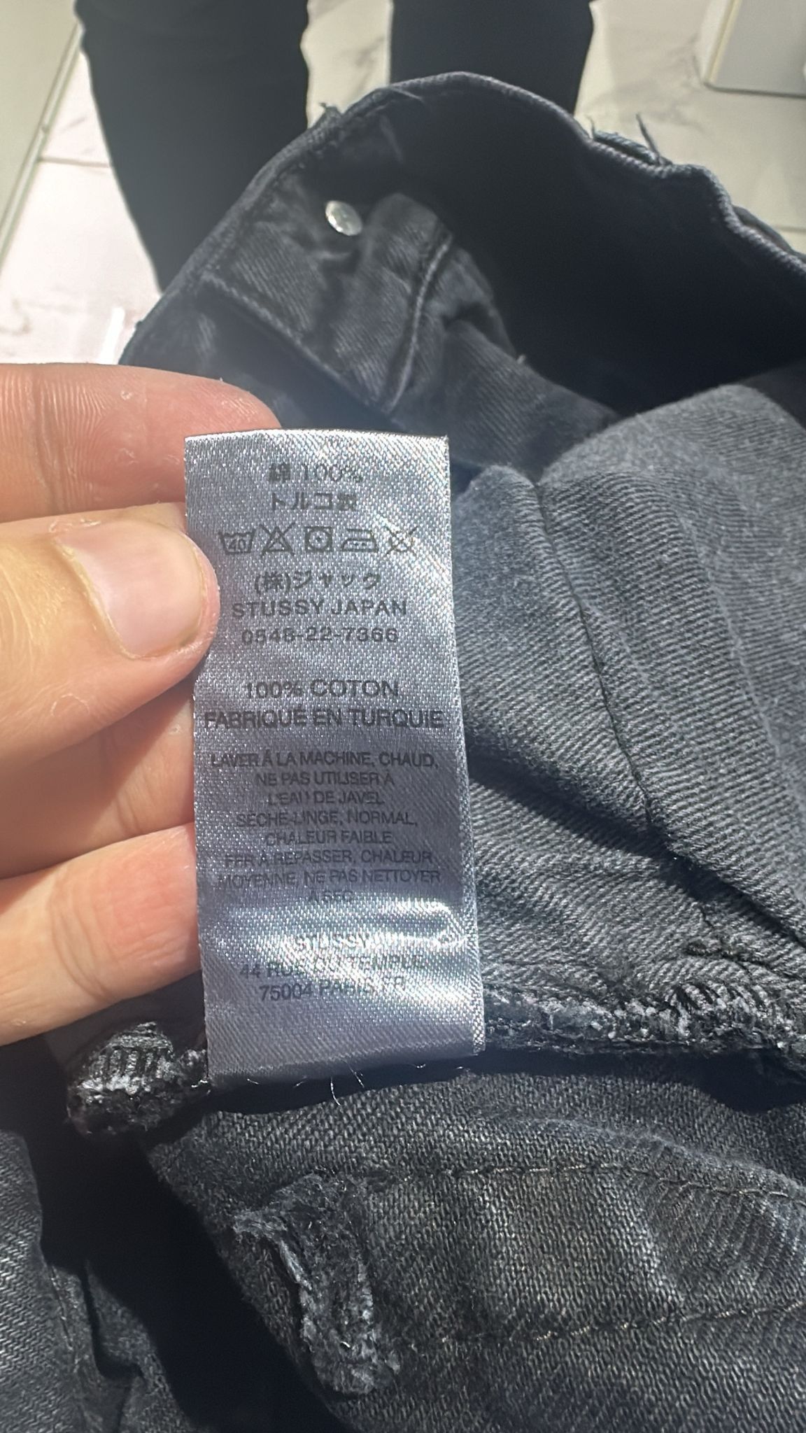 Stussy × Vintage Stüssy Big Ol Jean Size 28 Black Size US 28 / EU 44 - 9 Thumbnail