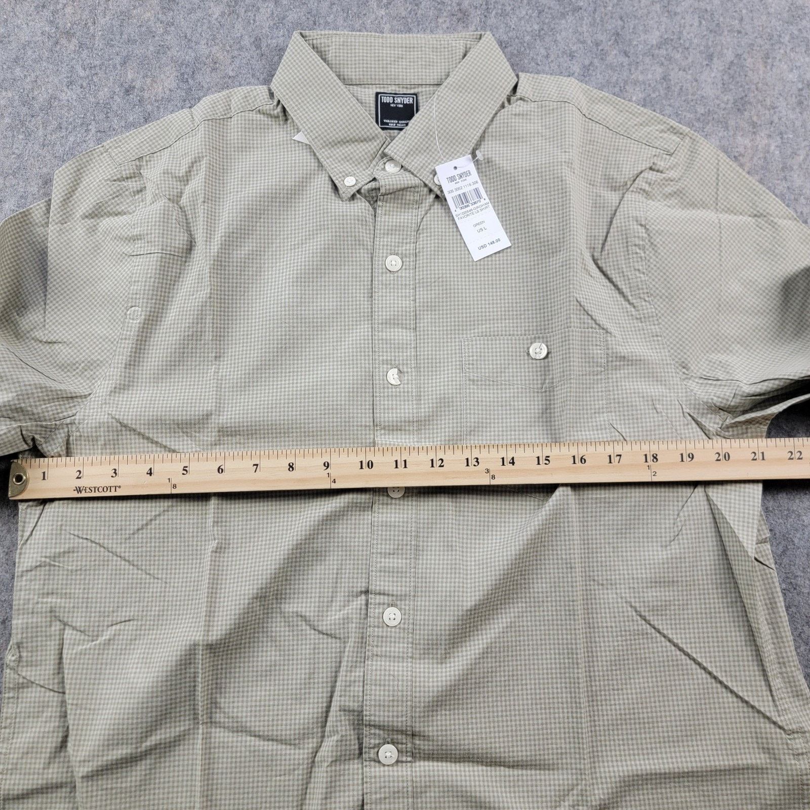 Todd Snyder Todd Snyder Gingham Favorite Button Down Shirt *Read* Size US L / EU 52-54 / 3 - 5 Thumbnail