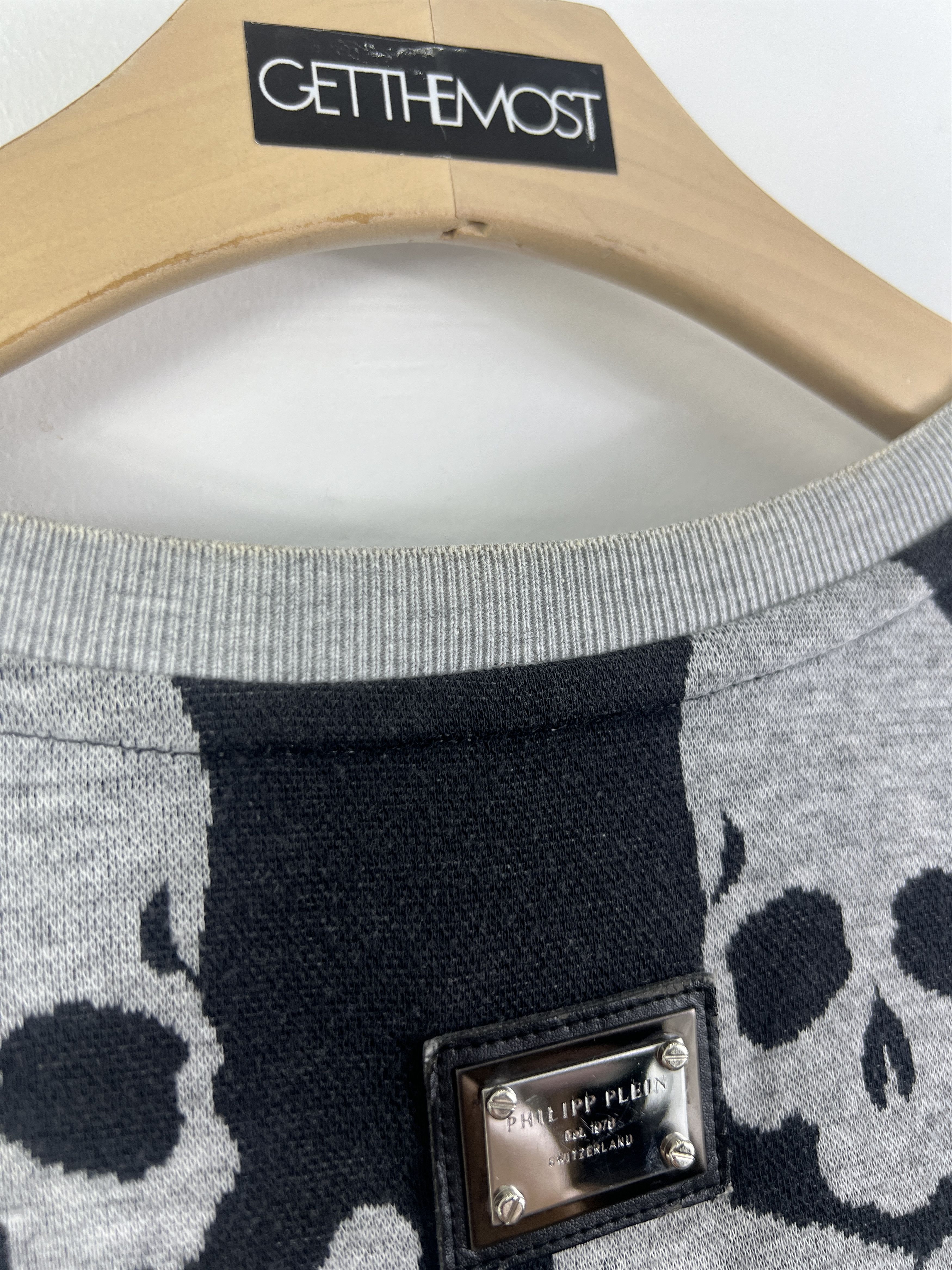 Philipp Plein Philipp Plein Homme Y2K Skull Sweater GTMP056 Size US M / EU 48-50 / 2 - 13 Thumbnail
