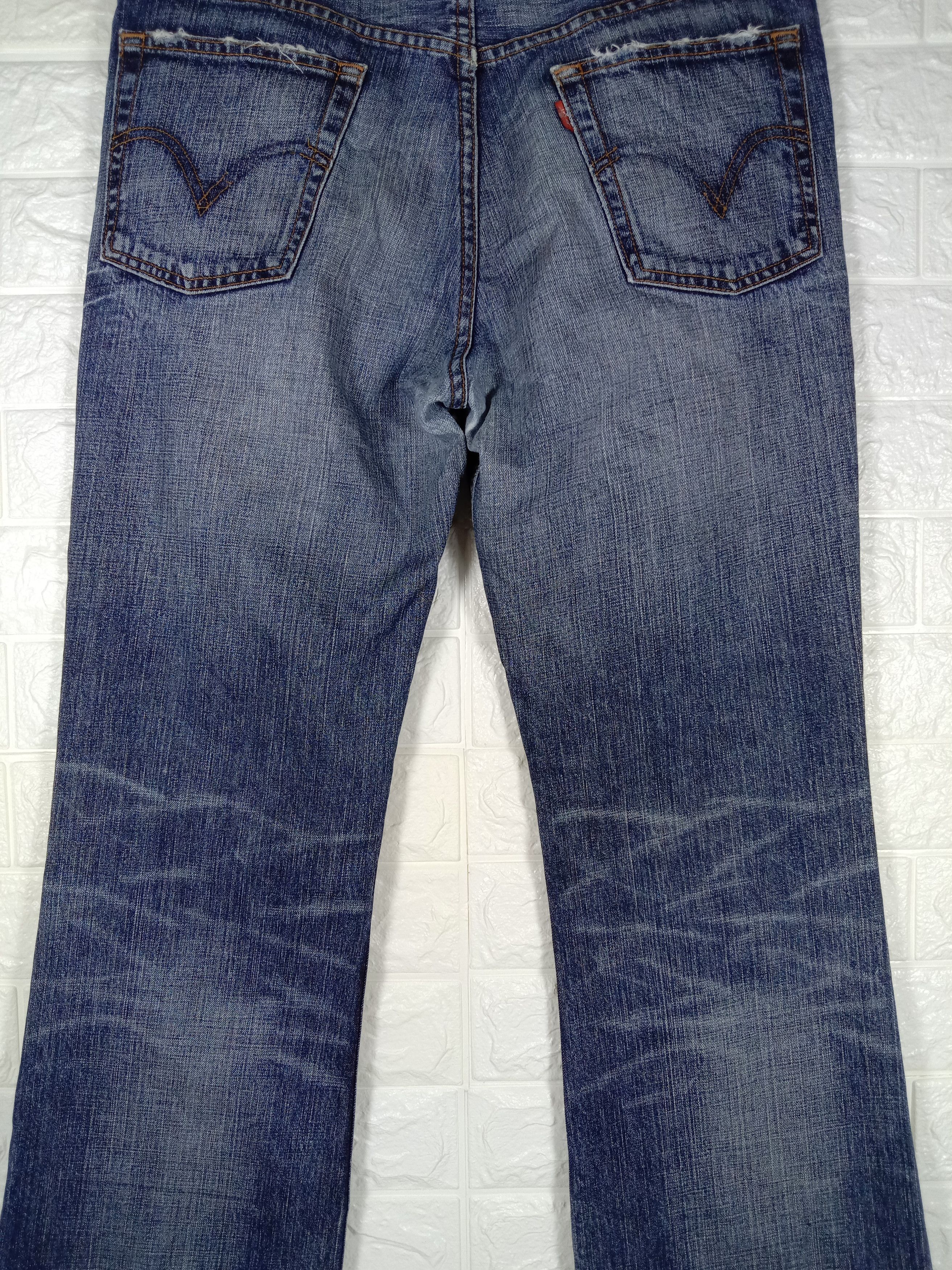 Levi's Vintage Levi's 517 Flare Jeans Faded Blue Denim Size US 34 / EU 50 - 7 Thumbnail