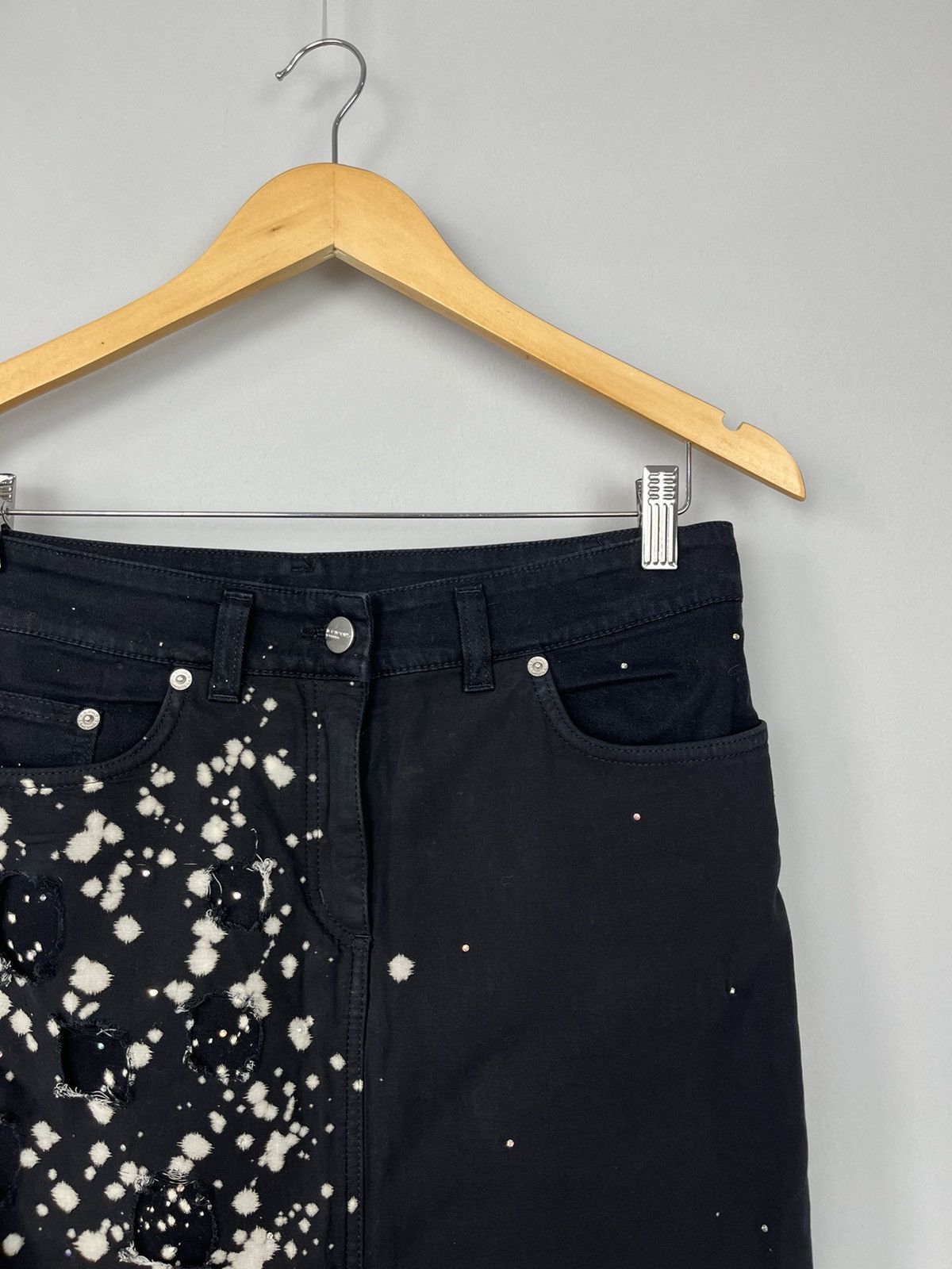 Iceberg Iceberg Icejeans Vintage Glitter Archive Denim Skirt Italy Size 27" / US 4 / IT 40 - 3 Thumbnail