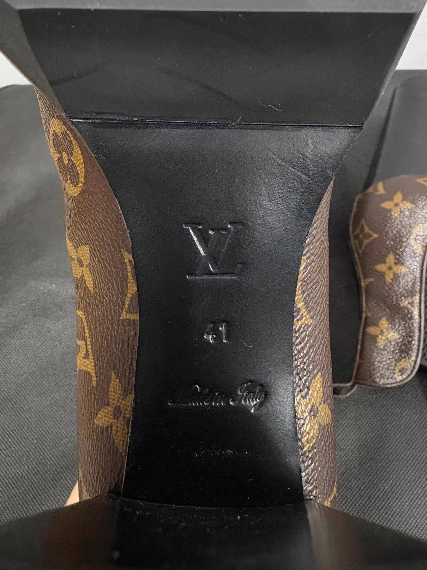 Louis Vuitton lv Classic Brown Monogram Heeled Ankle Boot 41 GD Size US 10 / IT 40 - 8 Thumbnail