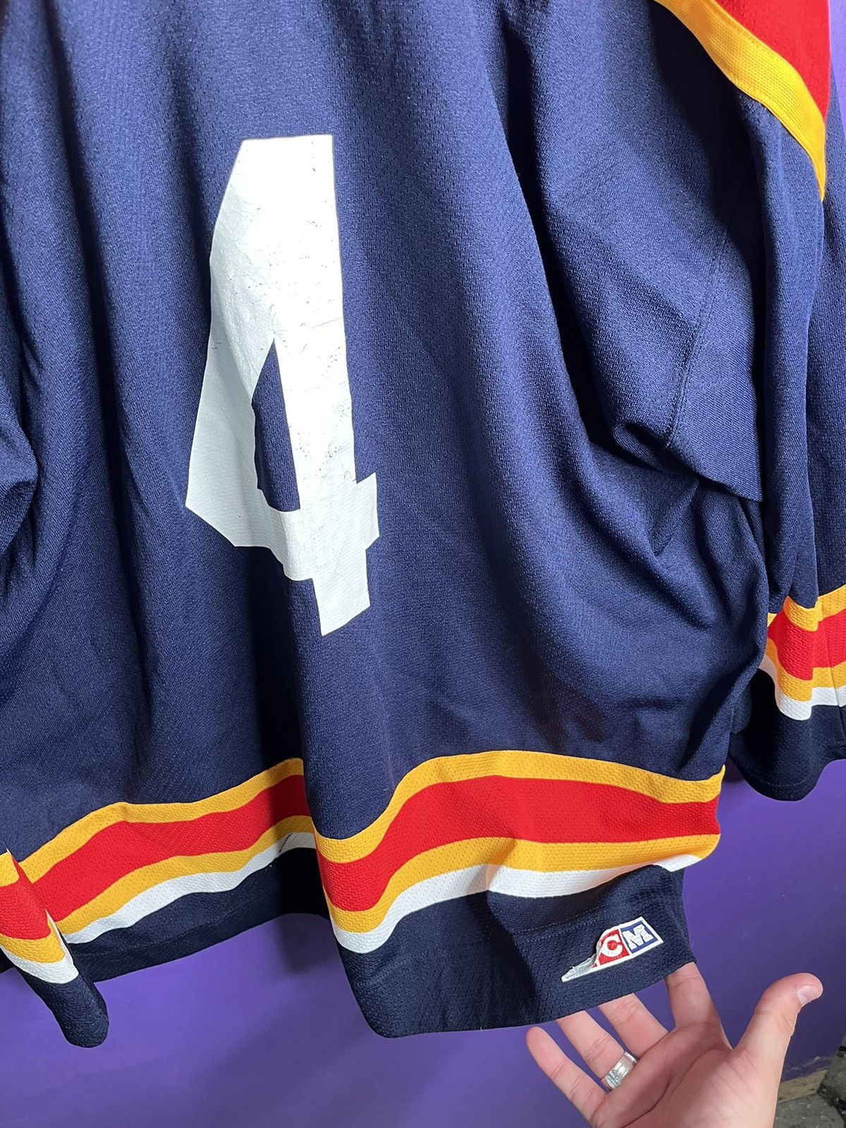 NHL × Vintage Vintage 90s CCM Florida panthers blank jersey Size US XXL / EU 58 / 5 - 3 Thumbnail