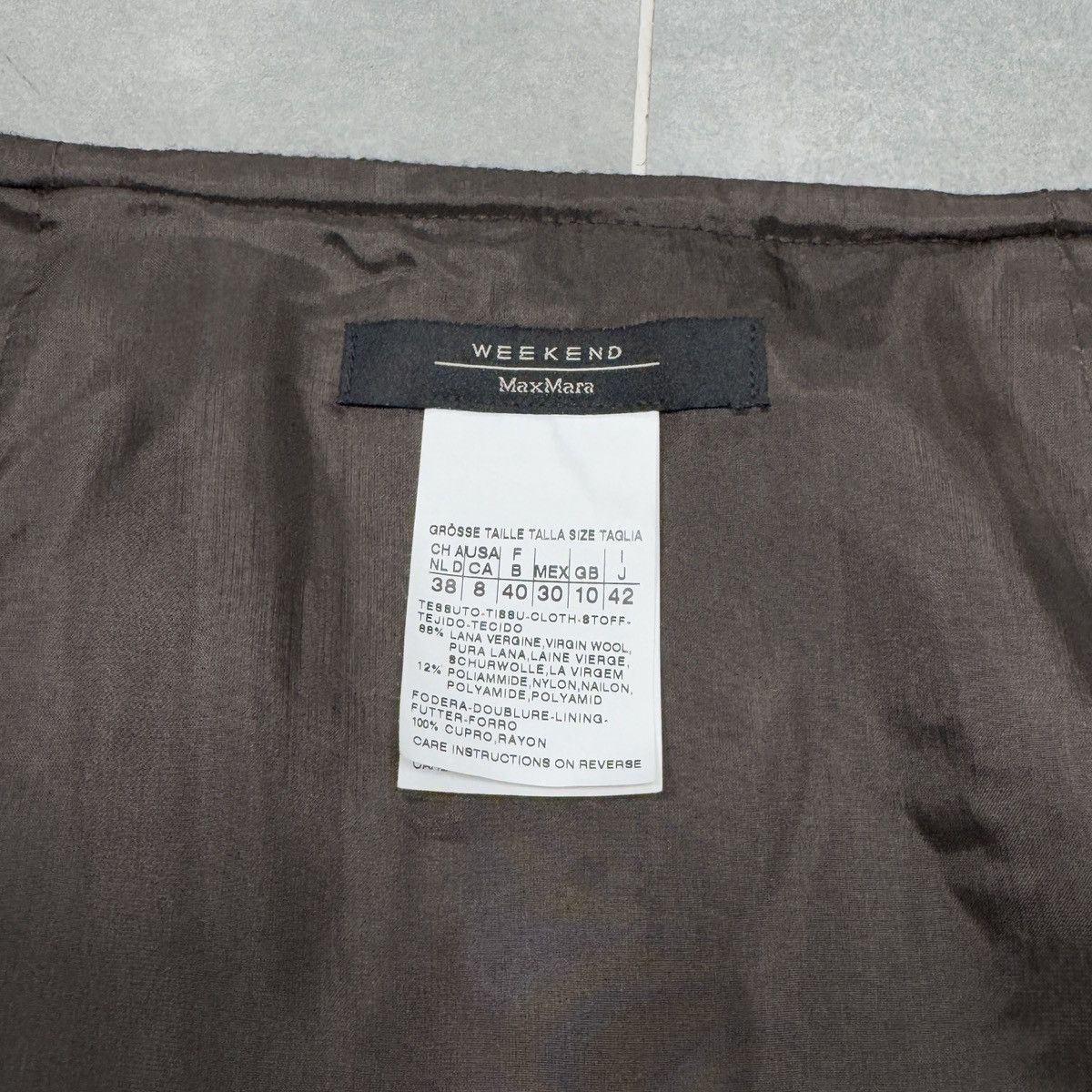 Weekend Max Mara Weekend Max Mara Women Wool Skirt Size US 8 Size 30" / US 8 / IT 44 - 10 Thumbnail
