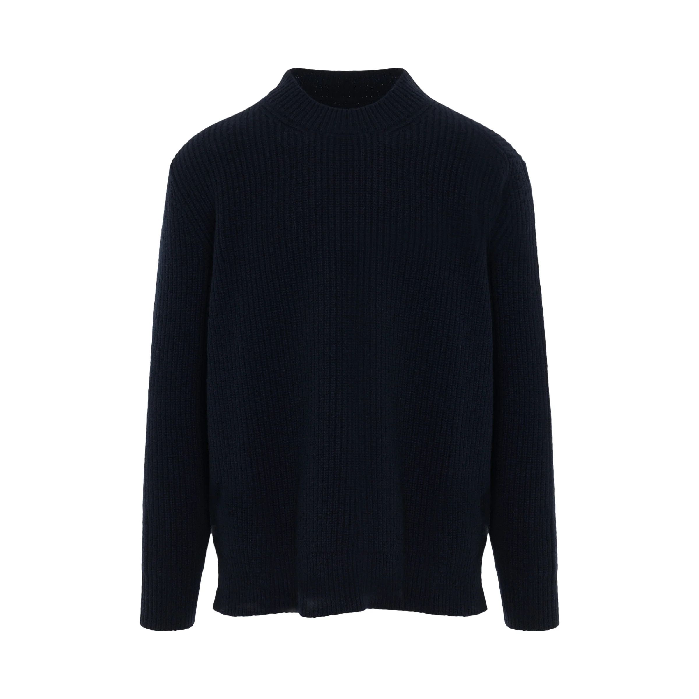 Maison Margiela o1mris0824 Knit Sweater in Dark Blue Size US M / EU 48-50 / 2 - 1 Thumbnail