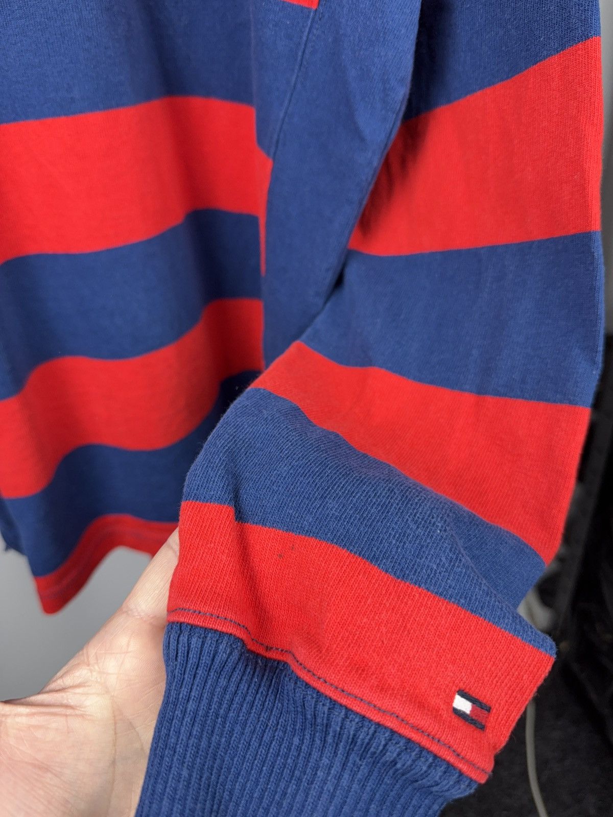 Tommy Hilfiger 00s Tommy Hilfiger Vintage Rugby Striped Long Sleeve Polo Size US L / EU 52-54 / 3 - 6 Thumbnail