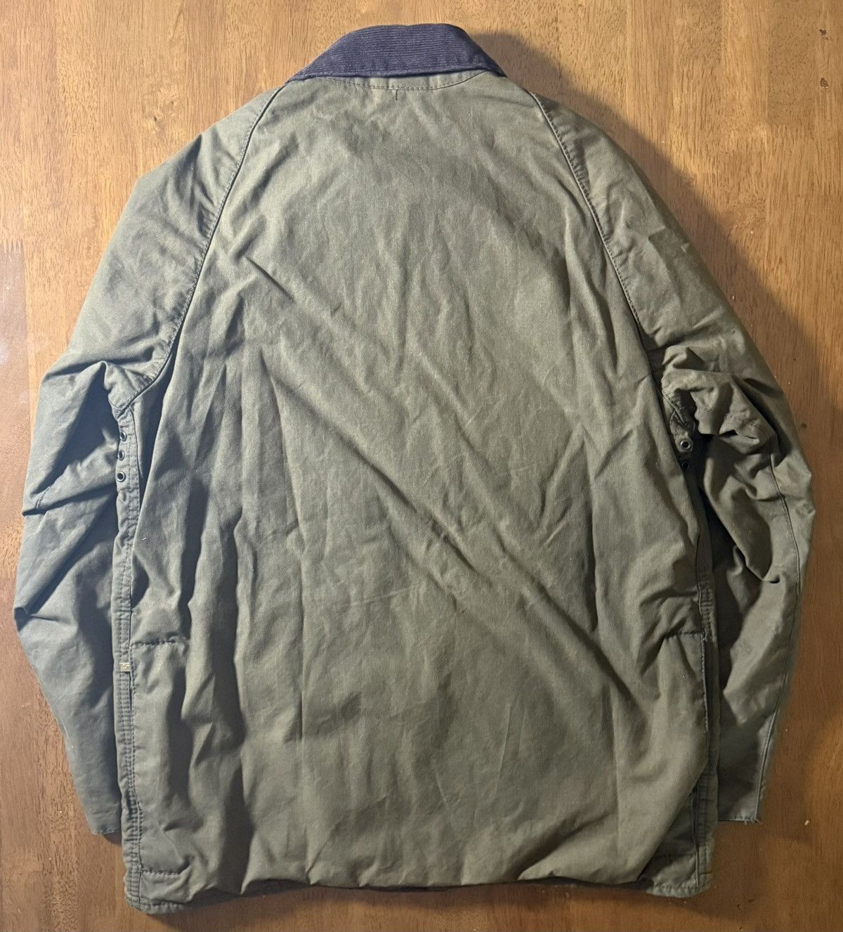 Barbour Barbour Classic Beaufort Women’s XXL Olive Wax Jacket Size XXL / US 16-18 / IT 52-54 - 4 Thumbnail