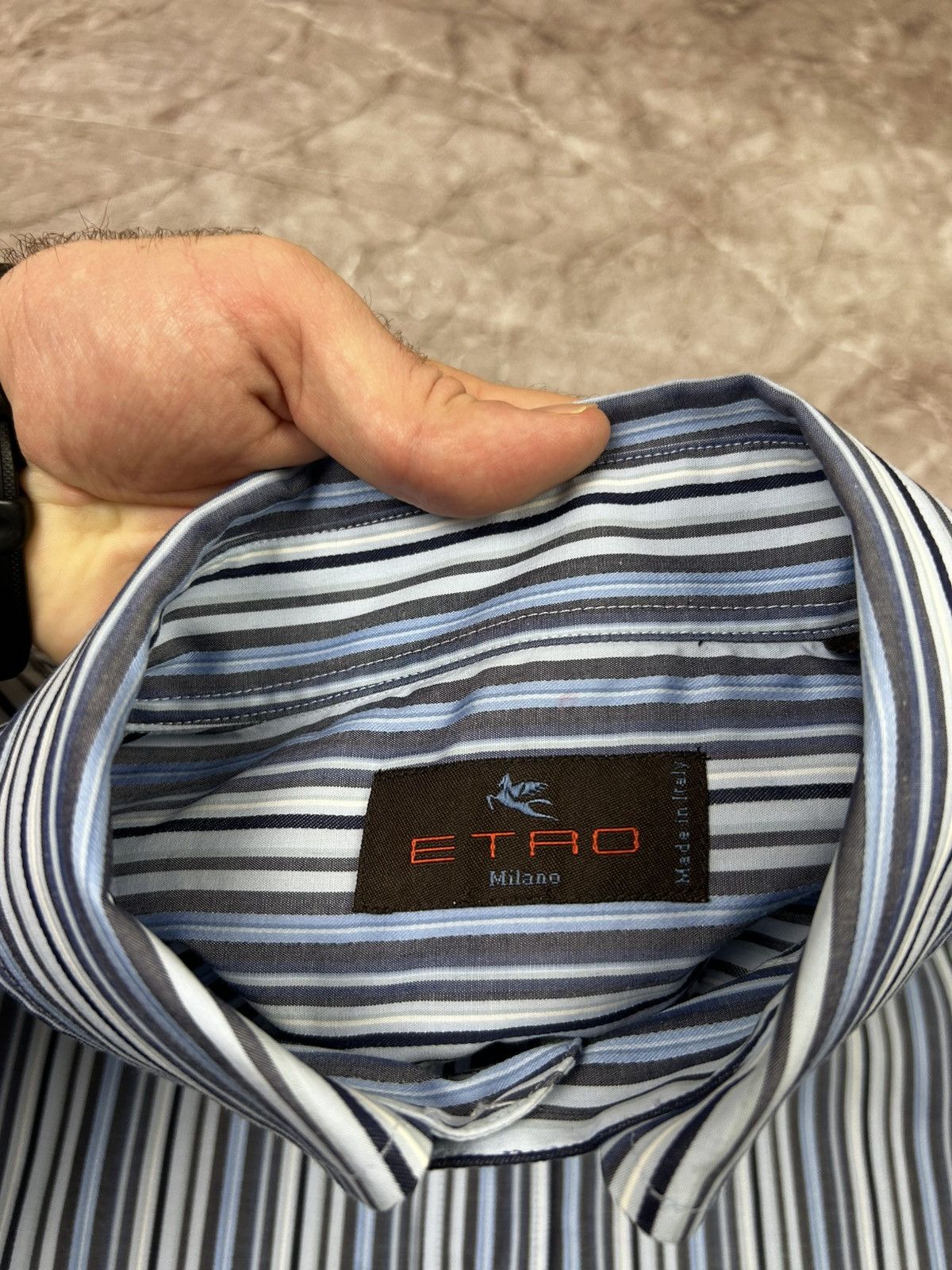 Etro Etro shirt long sleeve luxury streetwear Size M Size US M / EU 48-50 / 2 - 3 Thumbnail