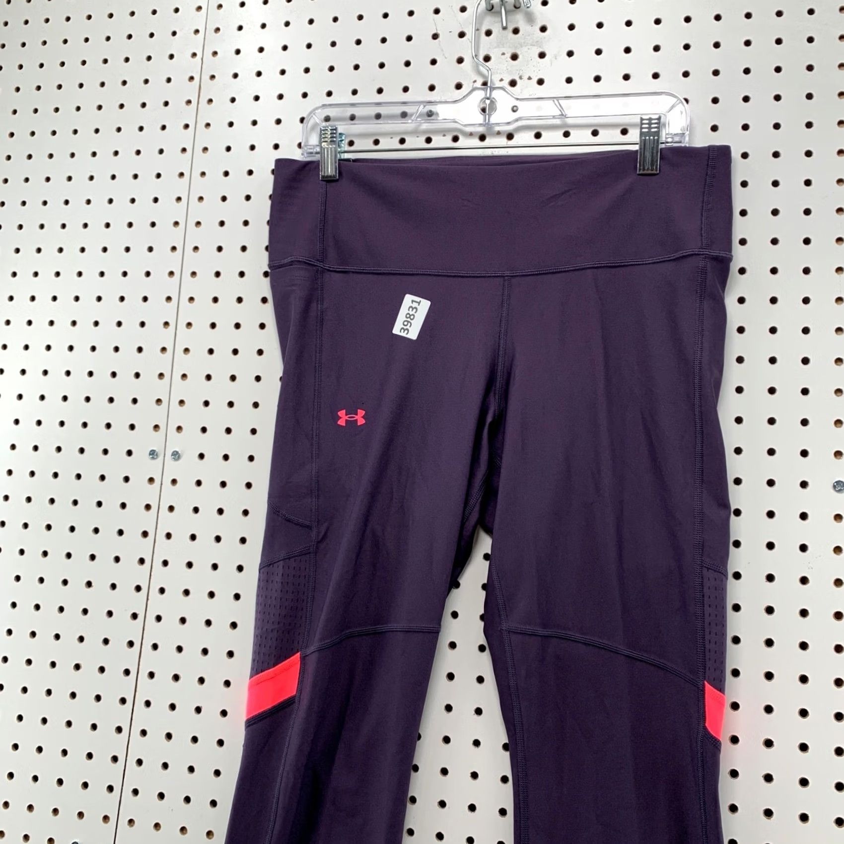 Under Armour Under Armour Compression Leggings Womens XL Purple High Rise 32x23 Workout Activewear Shaping, Leggings, Athleti c Size 40" / US 18 - 4 Thumbnail