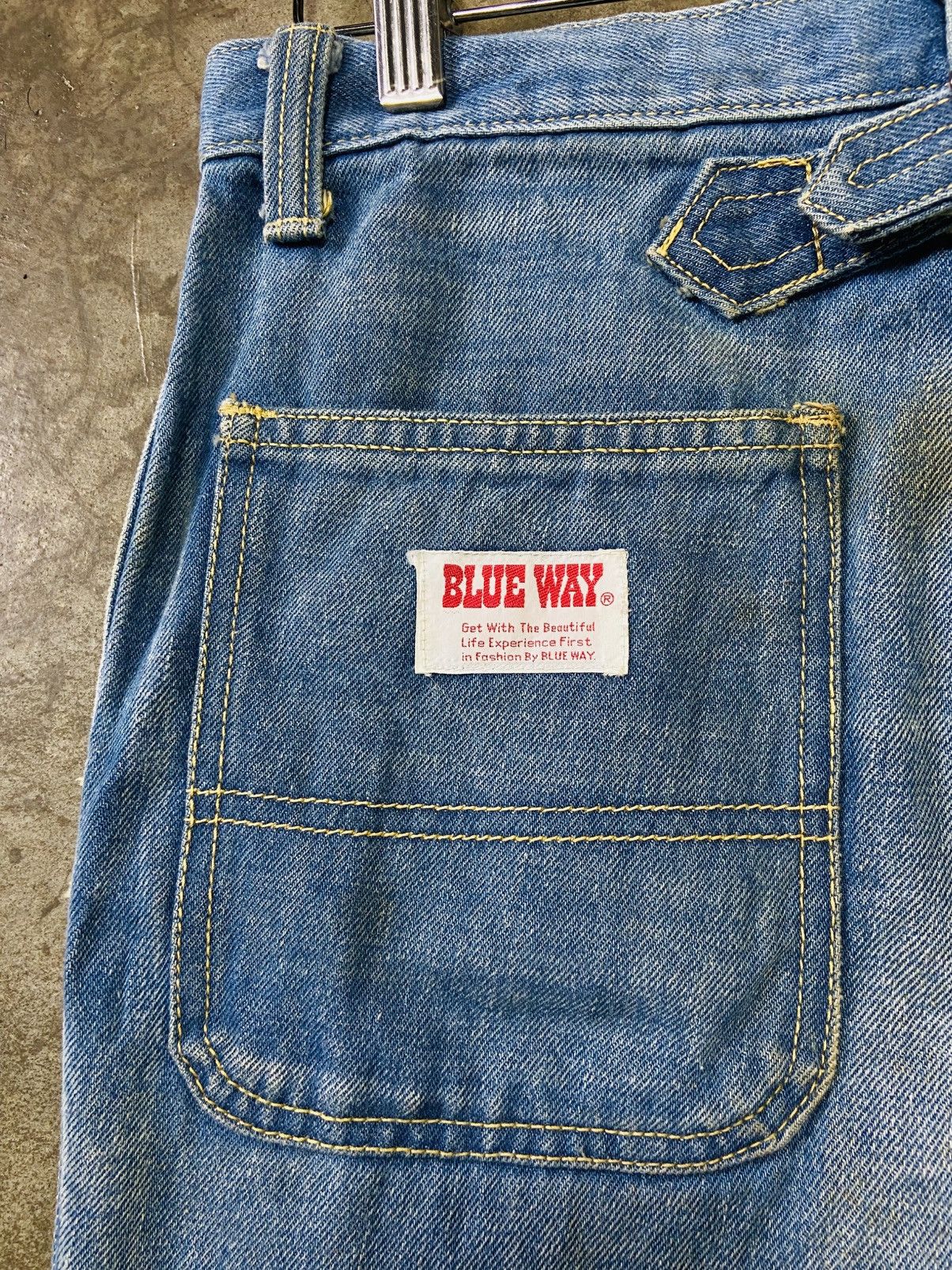 Jean Vintage Blue Way Jeans (Zip Talon) Size US 31 - 14 Thumbnail