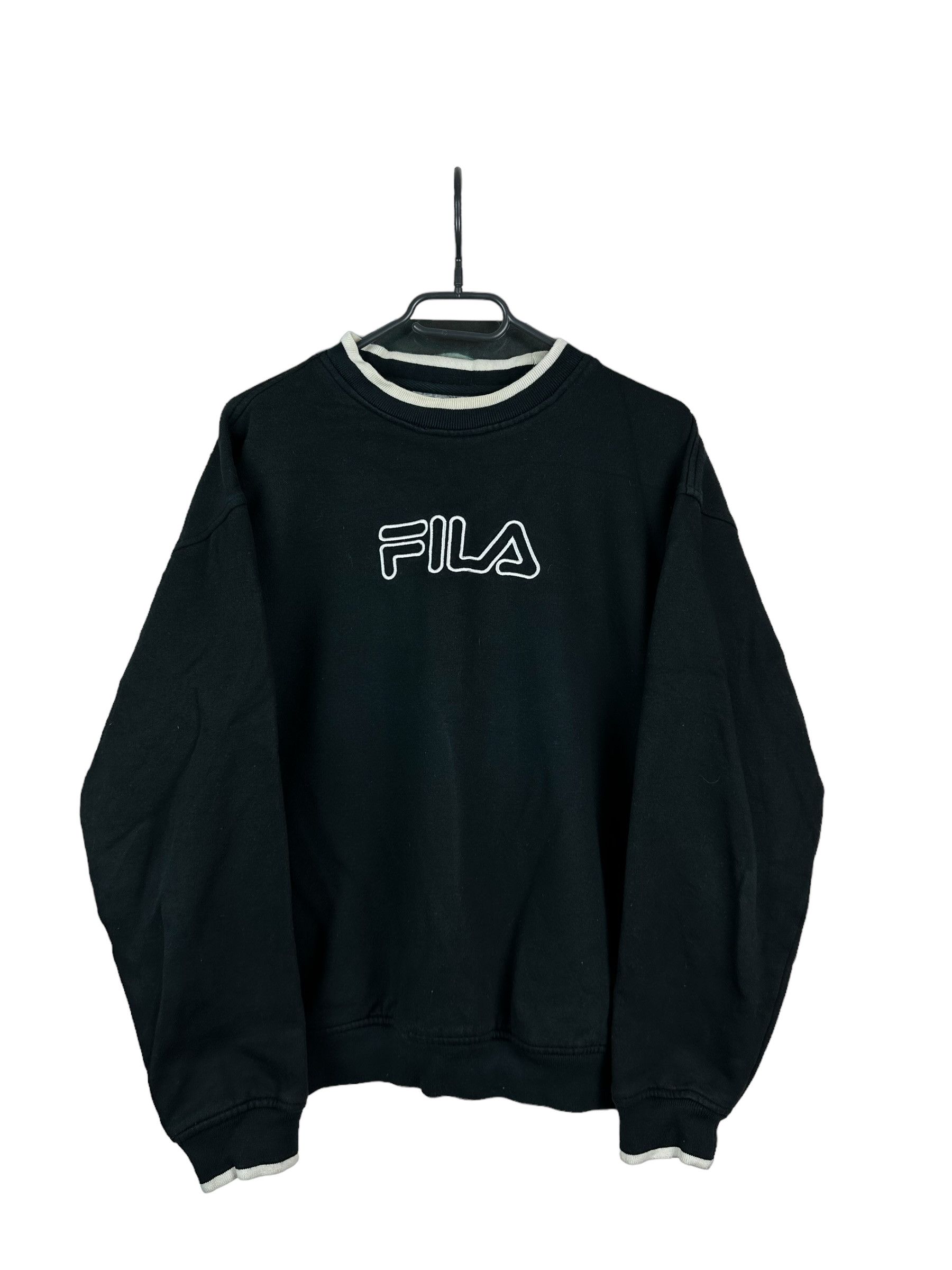Fila × Vintage Vintage Fila Sweatshirt Crewneck Y2k Rare HYpe Size US M / EU 48-50 / 2 - 1 Thumbnail