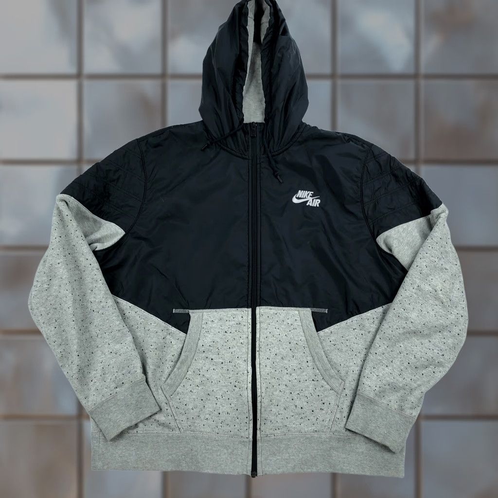 Nike Nike Air Heavyweight Windbreaker Jacket Hoodie Mens XL Multicolor Windbreaker 631939 Nike Air Athleisure Streetwear Logo 90s Size US XL / EU 56 / 4 - 1 Thumbnail