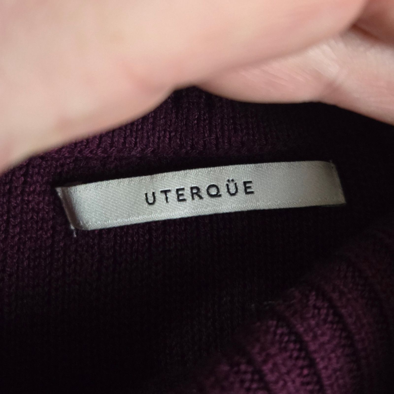 Other Uterque Maroon Turtleneck Wool Blend Sweater Size Small Size S / US 4 / IT 40 - 7 Thumbnail