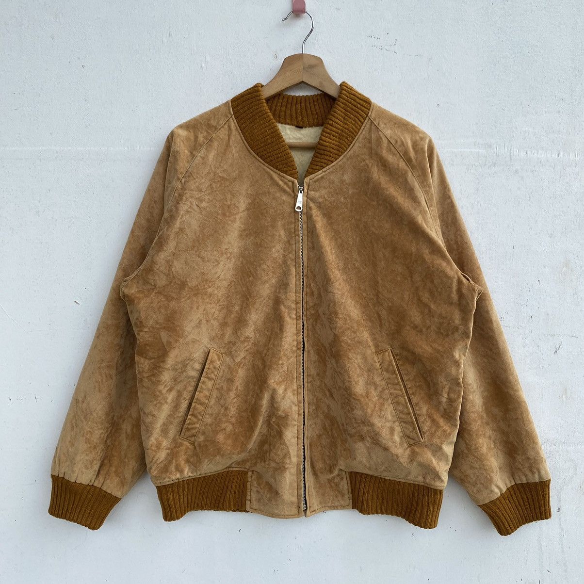 Japanese Brand × Vintage Vintage Japanese Brand Fur Skin Bomber jacket Size US L / EU 52-54 / 3 - 2 Thumbnail