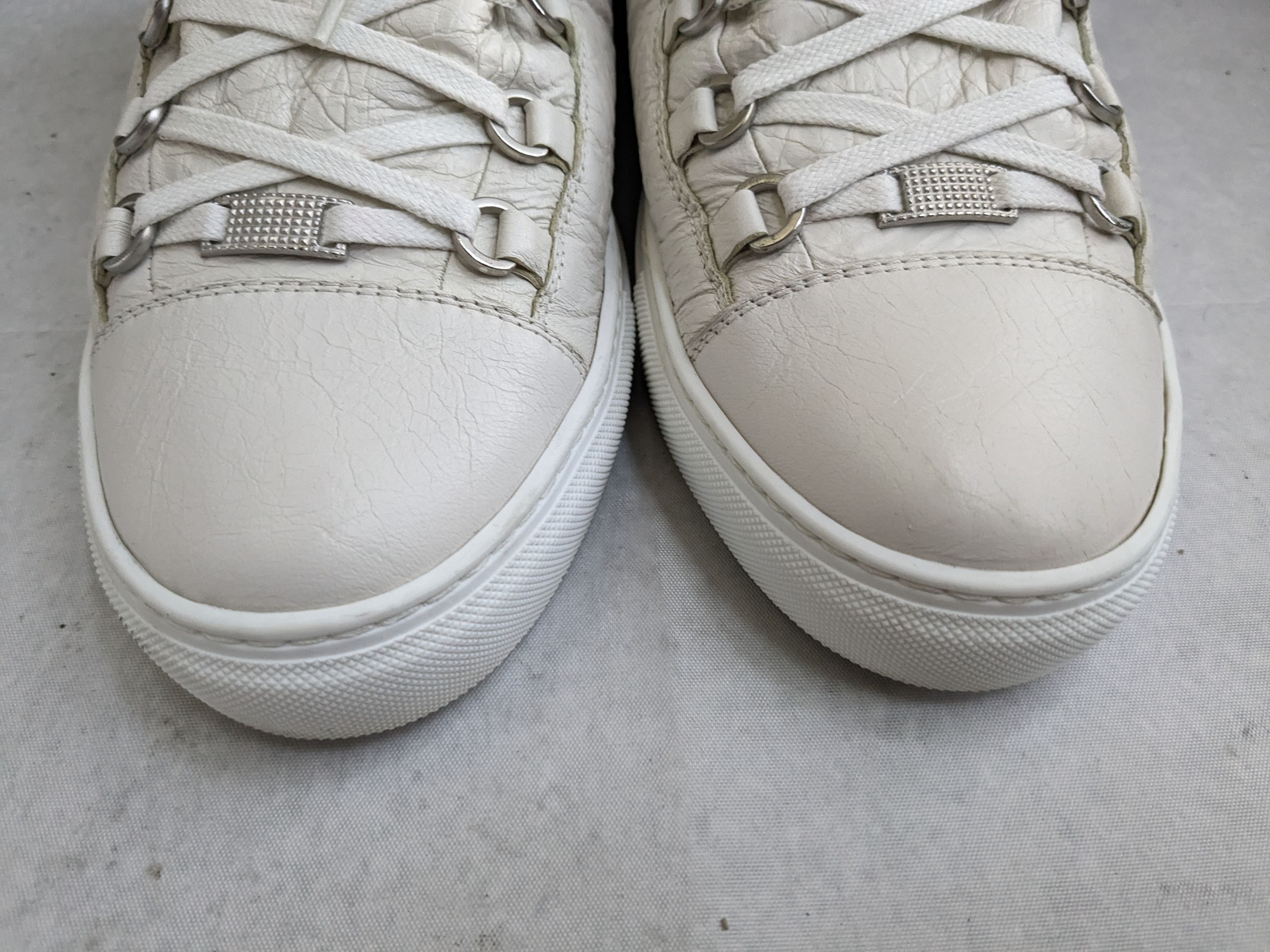 Balenciaga Balenciaga Arena Sneakers White 11 High Tops Leather Size US 11 / EU 44 - 4 Thumbnail