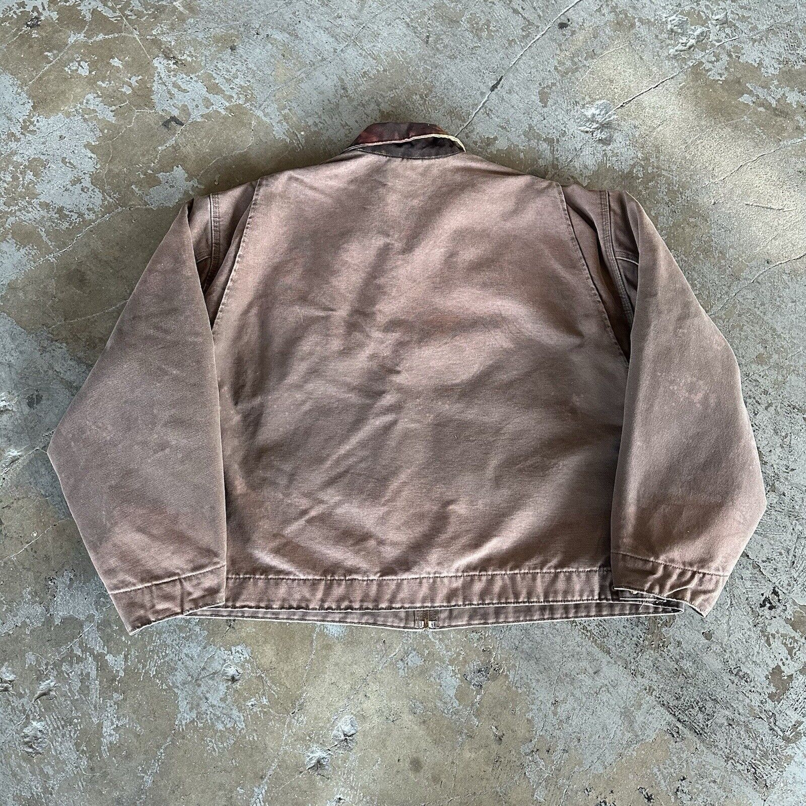 Carhartt × Vintage Vintage Carhartt Faded Brown Blanket Lined Detroit Jacket Size US XXL / EU 58 / 5 - 4 Thumbnail
