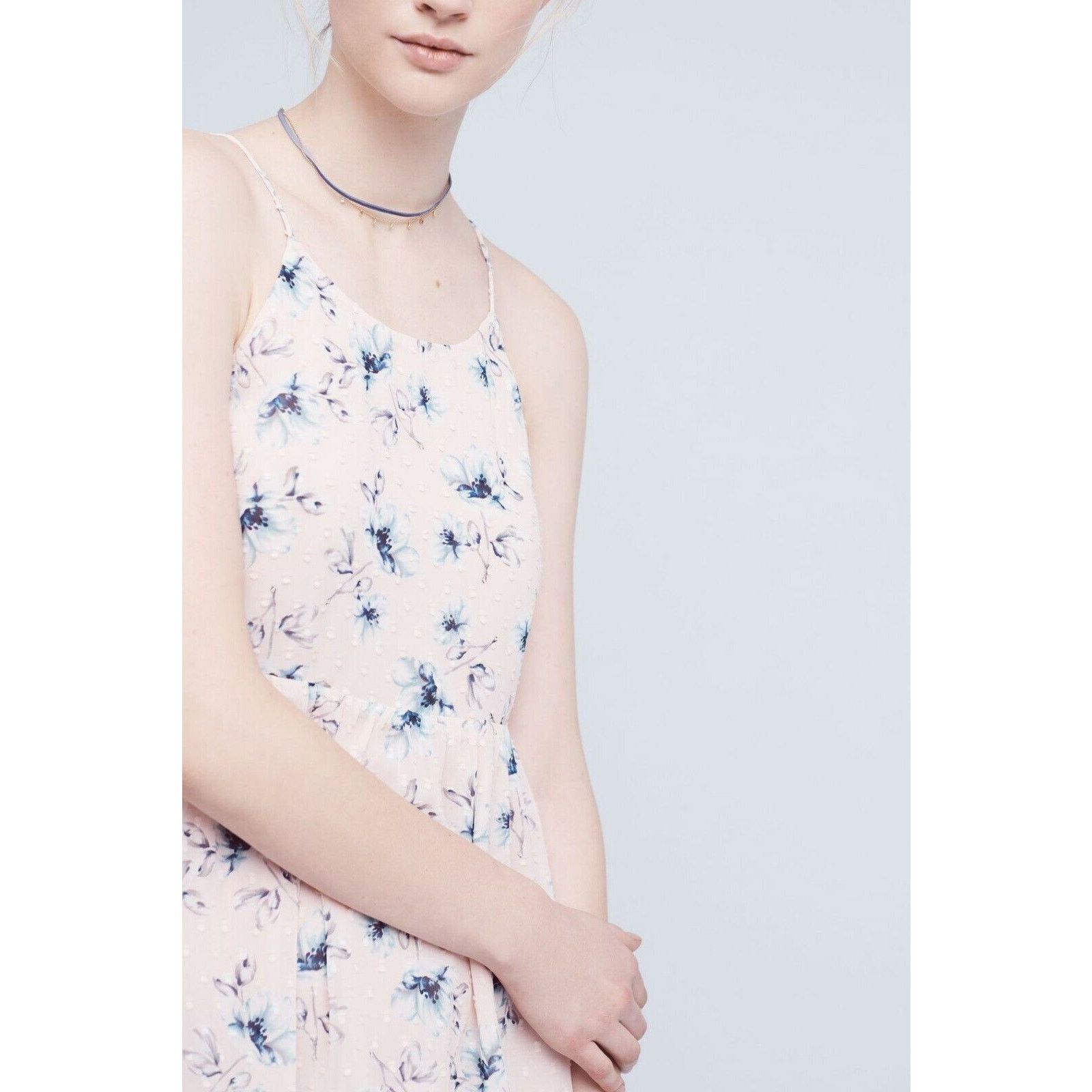 Anthropologie NWT Anthropologie Firenze Tiered Dress by Moon River Petite Size M / US 6-8 / IT 42-44 - 4 Thumbnail