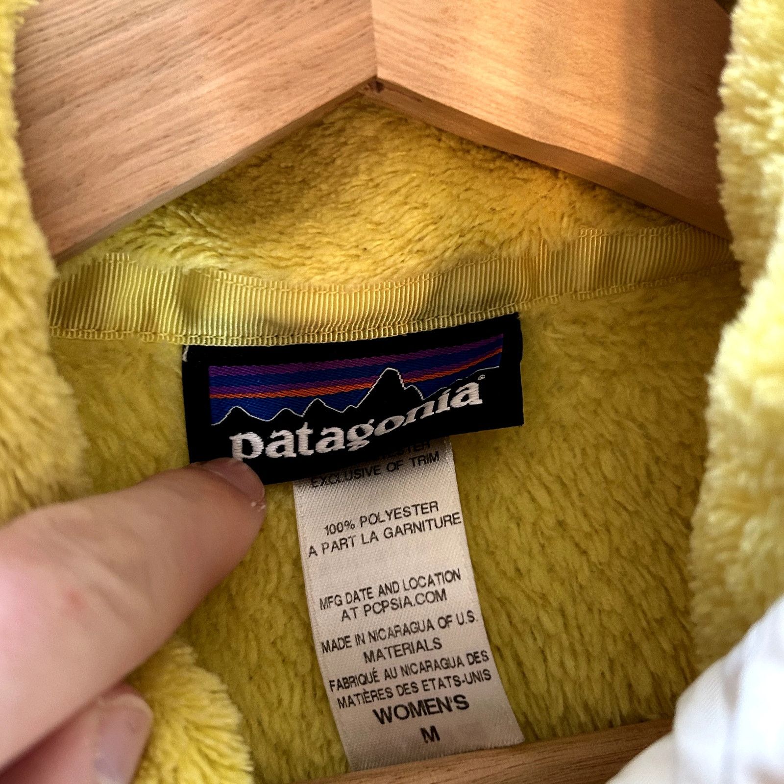 Patagonia Womens Yellow Patagonia Snap Sweater Medium Size M / US 6-8 / IT 42-44 - 3 Thumbnail