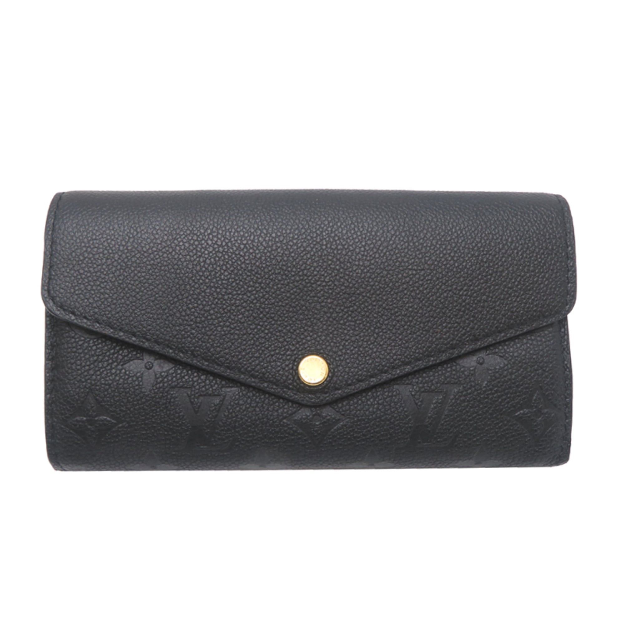 Louis Vuitton Louis Vuitton Portefeuille Sarah Women's Long Wallet M61182 Monogram Empreinte Noir (Black) Size ONE SIZE - 1 Thumbnail