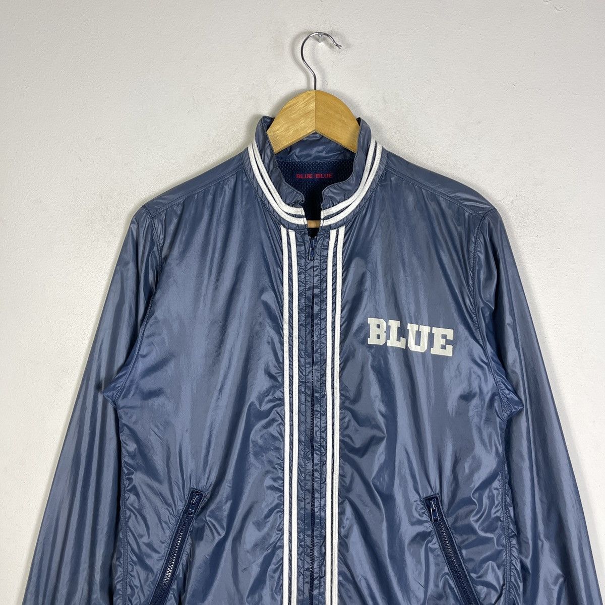 Blue Blue Japan Vintage BLUE BLUE Nylon Anchor Windbreaker Track Jacket Size US M / EU 48-50 / 2 - 4 Thumbnail