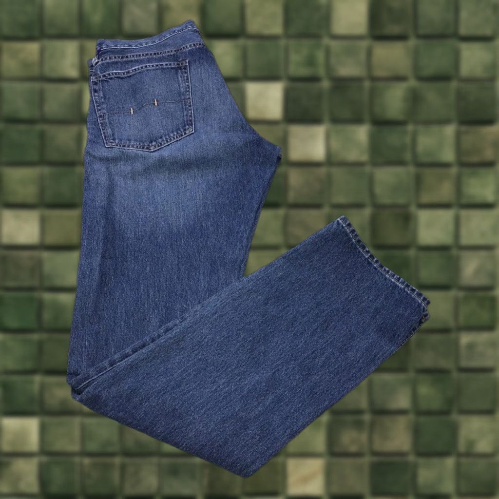 Polo Ralph Lauren Polo Ralph Lauren Jeans Varrick Slim Straight Leg Denim 36x34 Men's Blue Cotton Denim 90s Logo Preppy Distress” Size US M / EU 48-50 / 2 - 1 Thumbnail