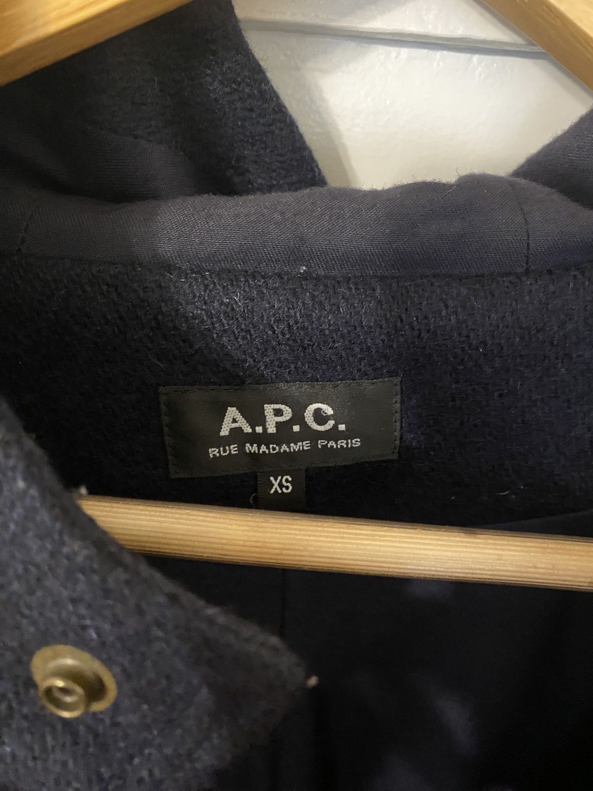 A.P.C. A.P.C. Wool parka navy size xs Size US XS / EU 42 / 0 - 3 Thumbnail