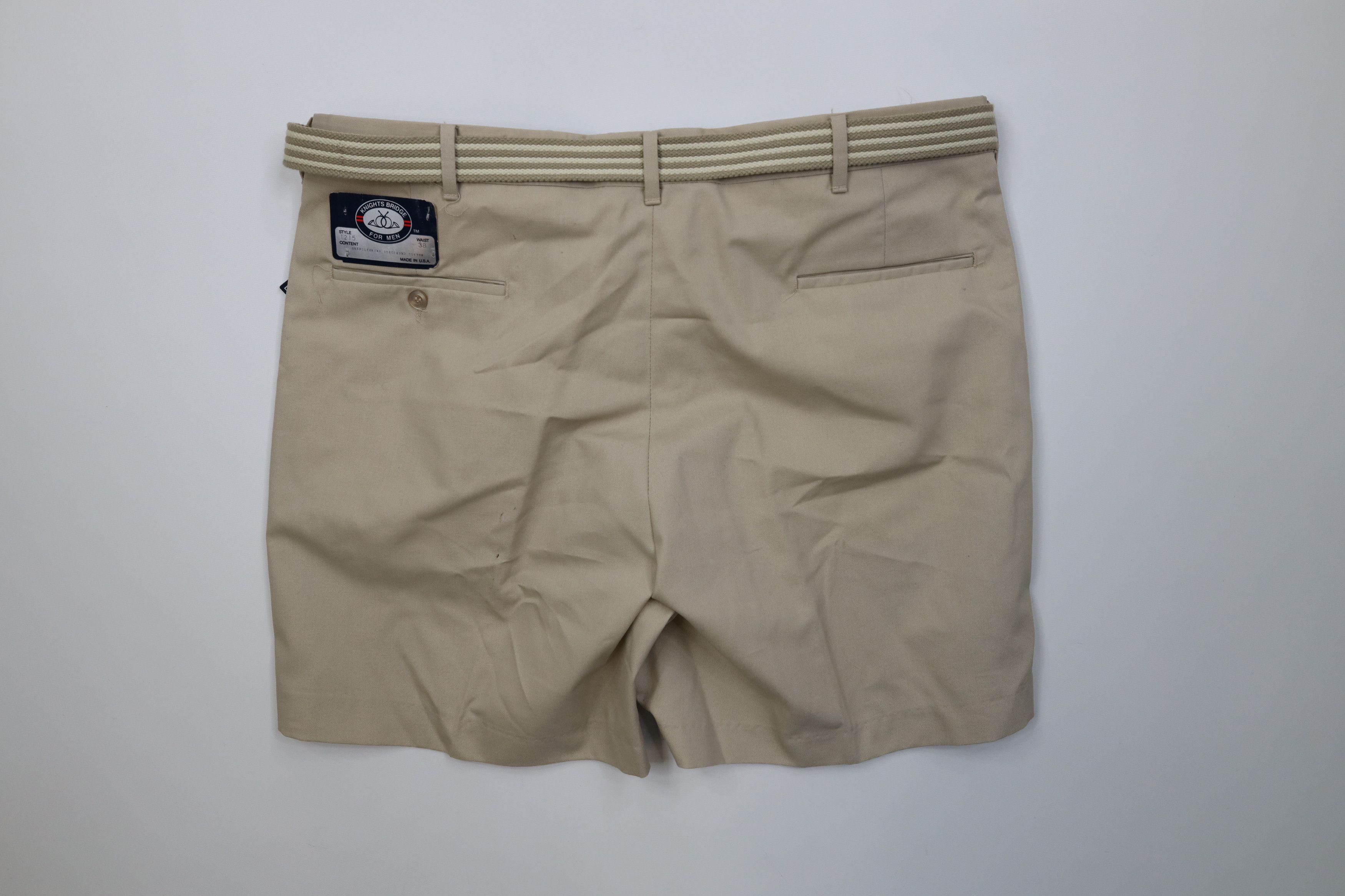 Vintage Deadstock Vintage 70s Streetwear Above Knee Chino Shorts USA Size US 38 / EU 54 - 9 Thumbnail