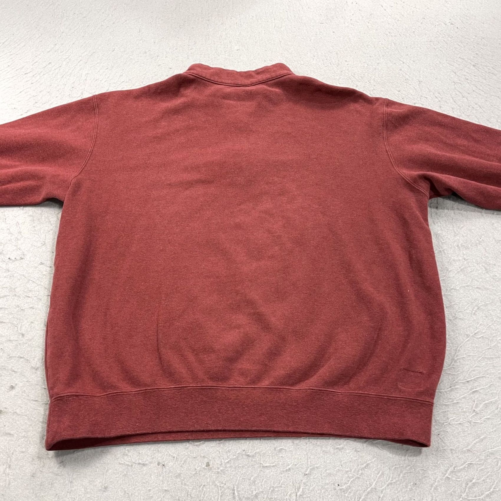 Peter Millar Peter Millar Sweater Mens L Red 100% Cotton Melange 1/4 Quarter Zip Pullover Size US L / EU 52-54 / 3 - 5 Thumbnail
