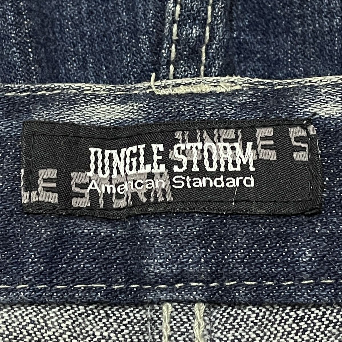 Vintage Rare Design Vintage Japanese Brand Jungle Storm Jeans 1990s Size US 33 - 9 Thumbnail