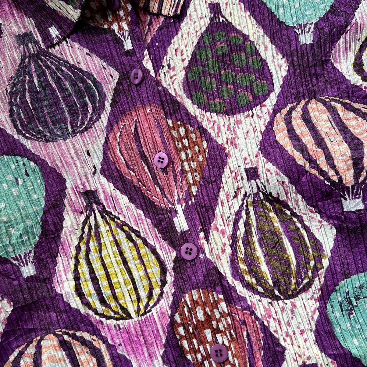 Pleats Please Issey Miyake Issey Miyake Pleats Air Balloons Button Blouse Shirt Size M / US 6-8 / IT 42-44 - 3 Thumbnail