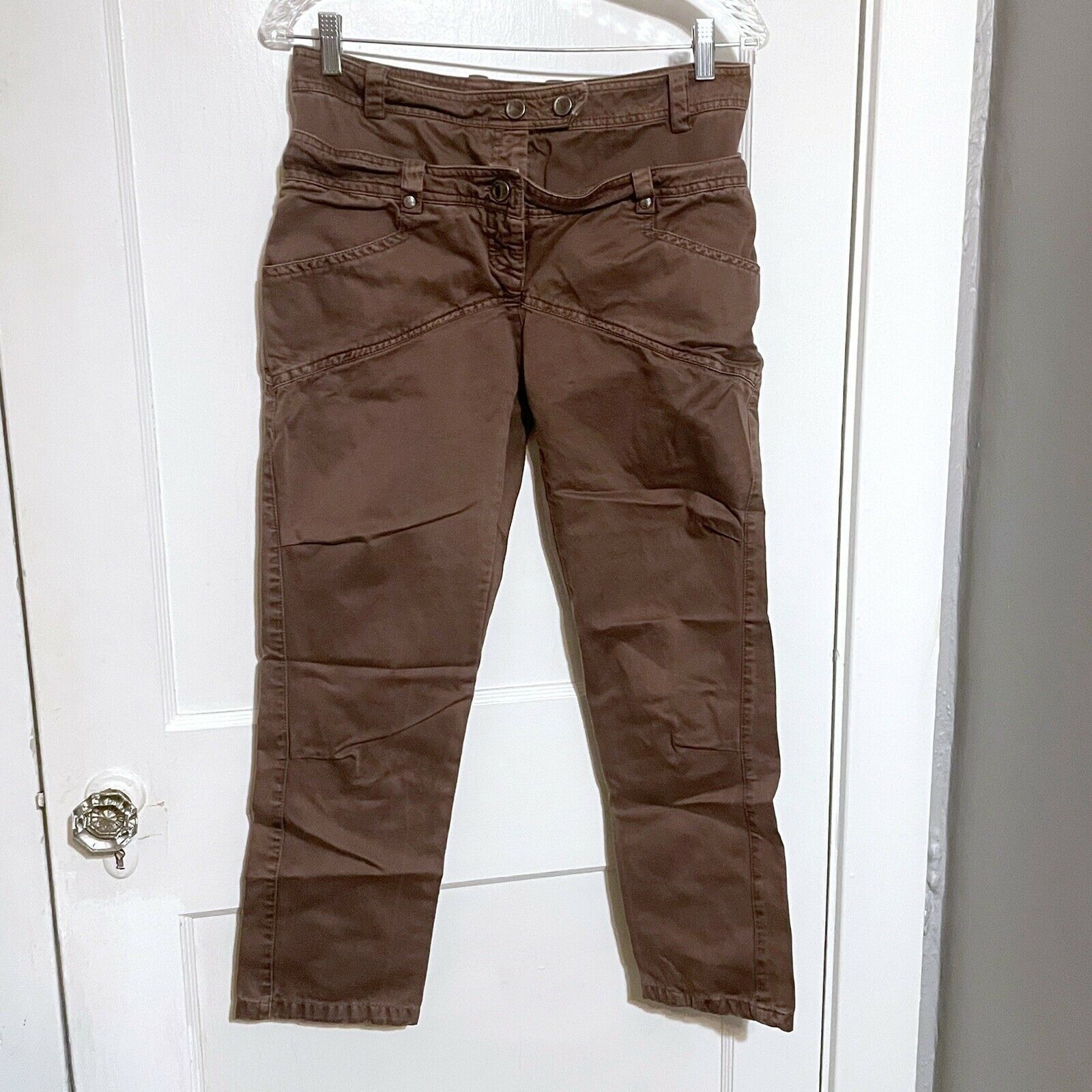 Patrizia Pepe PATRIZIA PEPE Italian 40 Sm. Stretch Pants Double Waistband Size 27" / US 4 / IT 40 - 1 Thumbnail