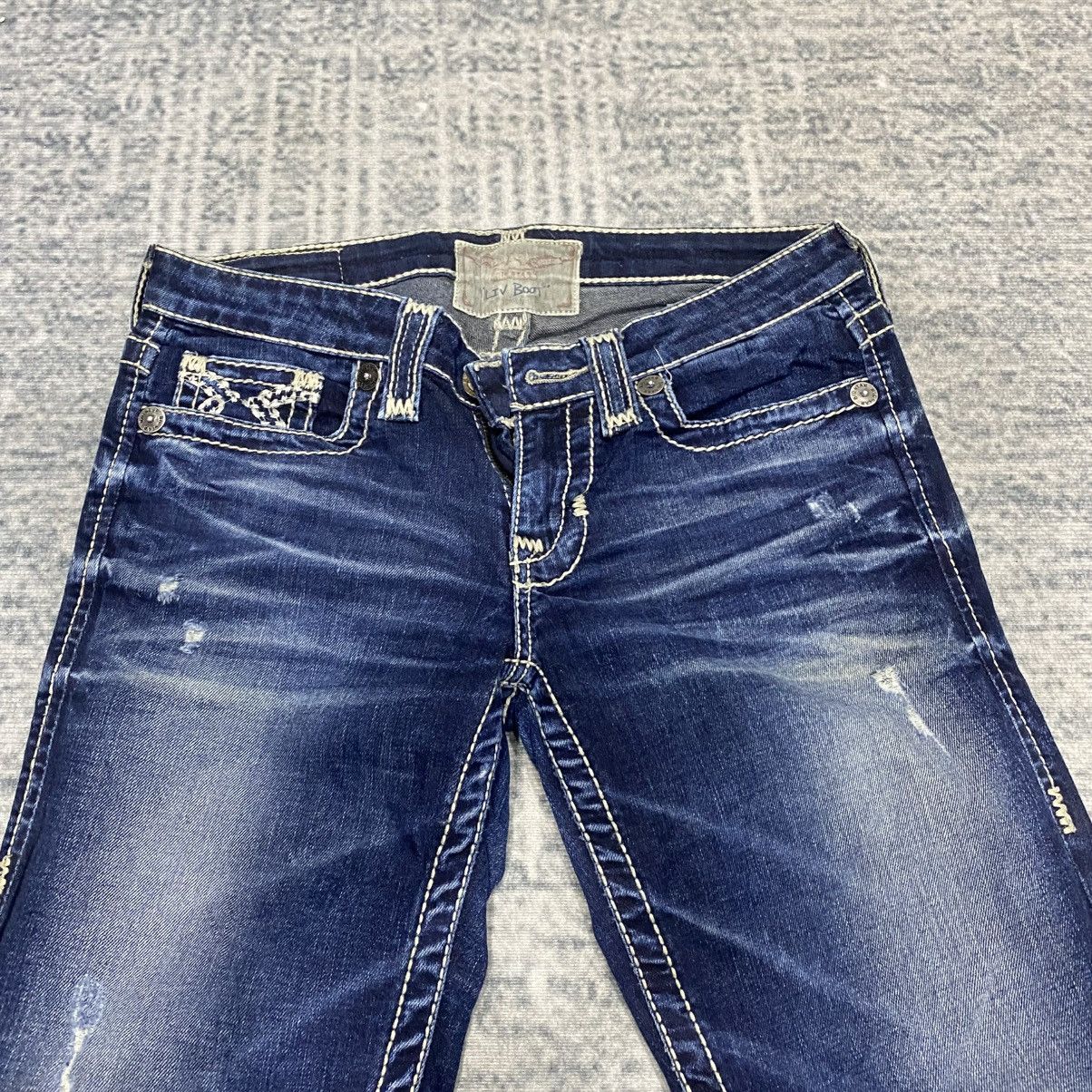 Japanese Brand Flared🔥 Big Star Bootcut Jeans Punk Size US 30 / EU 46 - 6 Thumbnail