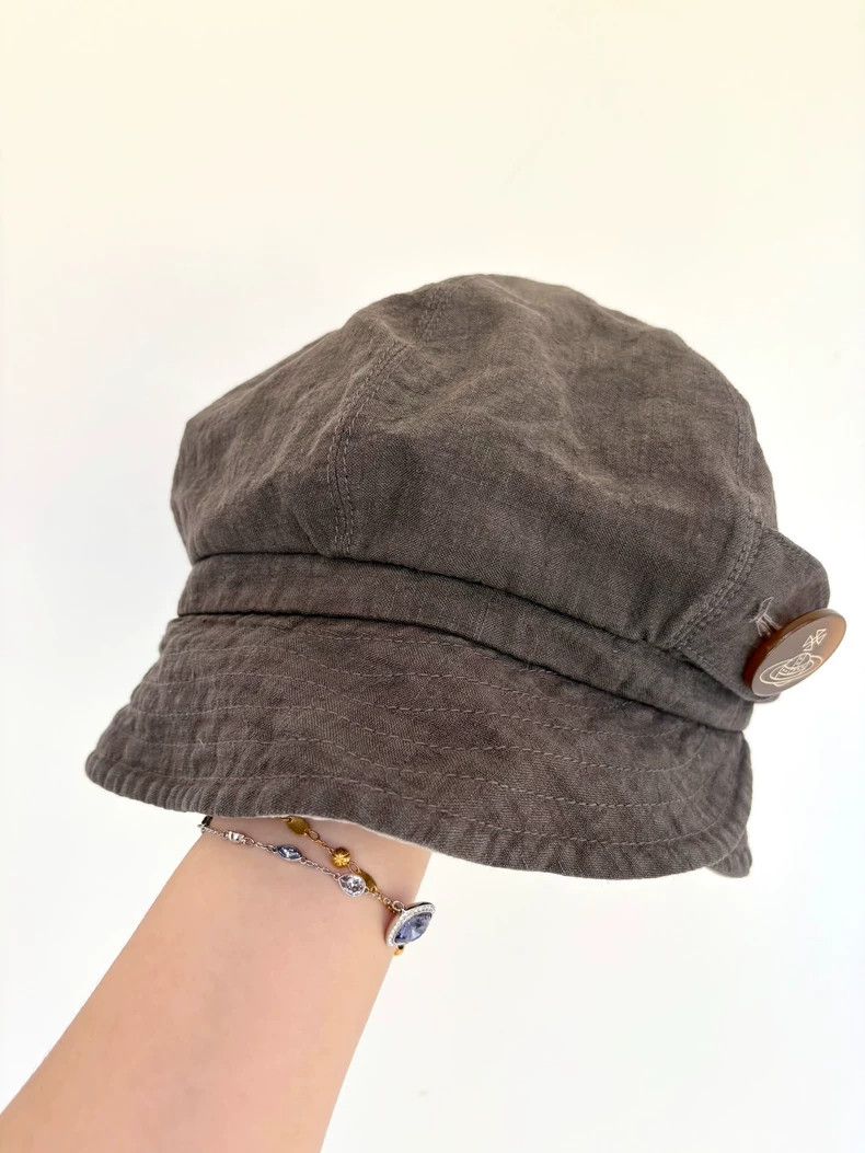 Vivienne Westwood Vivienne Westwood Old grayish-brown newsboy hat Size ONE SIZE - 4 Thumbnail