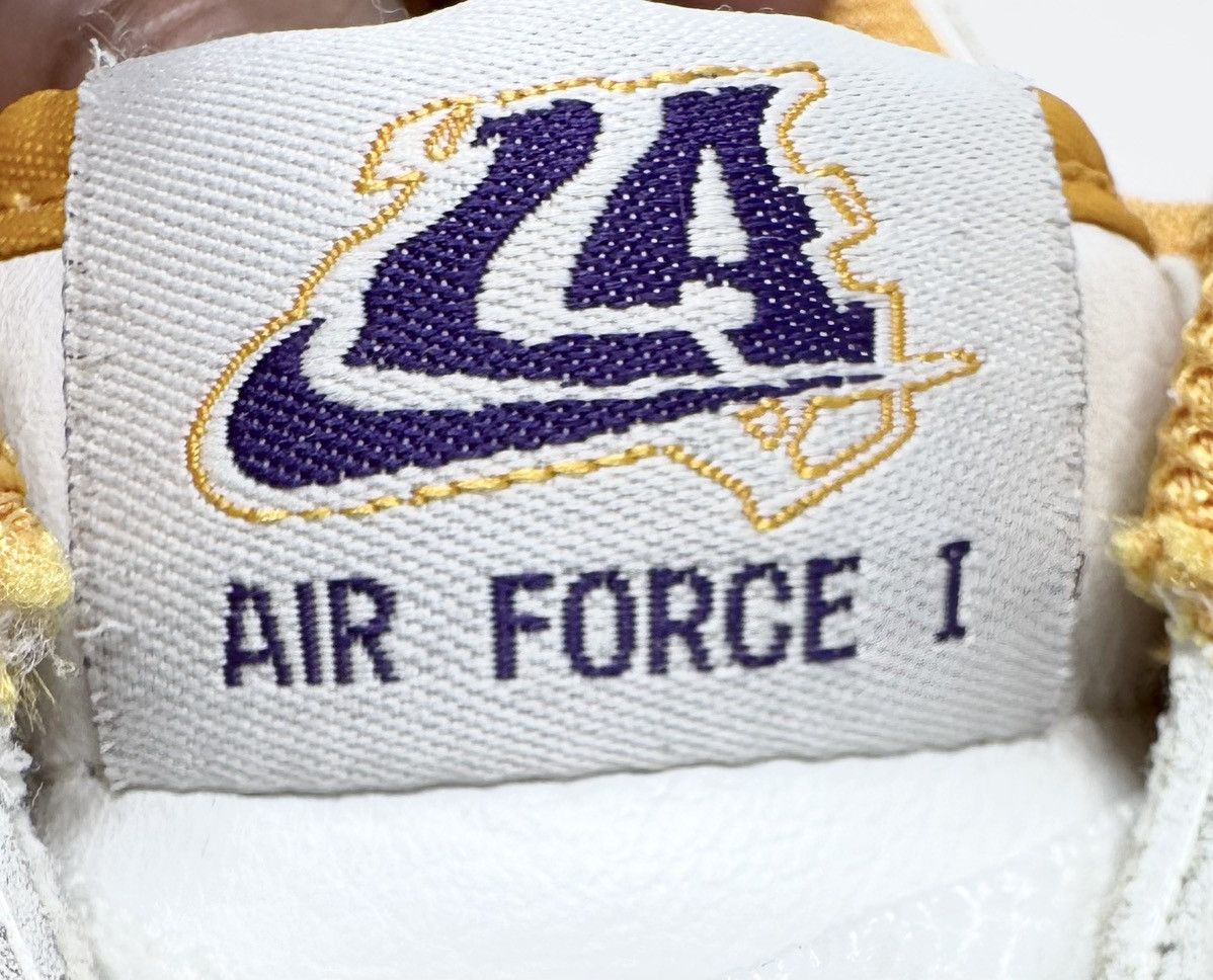 Nike × Vintage Vintage 2002 Nike Air Force 1 Low Lakers size 8.5 Size US 11 / EU 44 - 21 Thumbnail