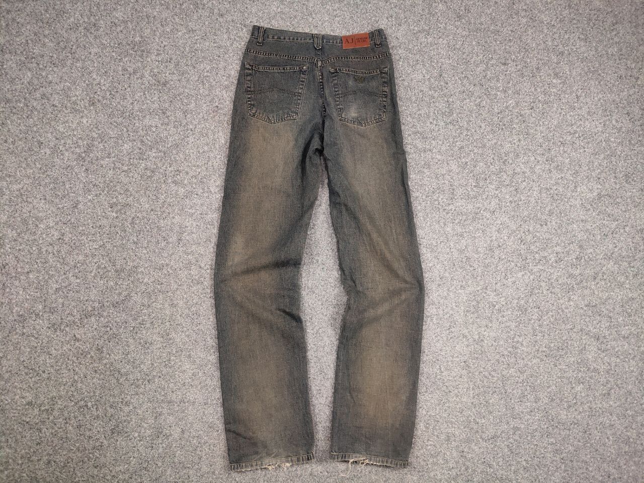 Giorgio Armani Rare Vintage Giorgio Armani Logo Dark Faded Denim Jeans Size US 32 / EU 48 - 9 Thumbnail