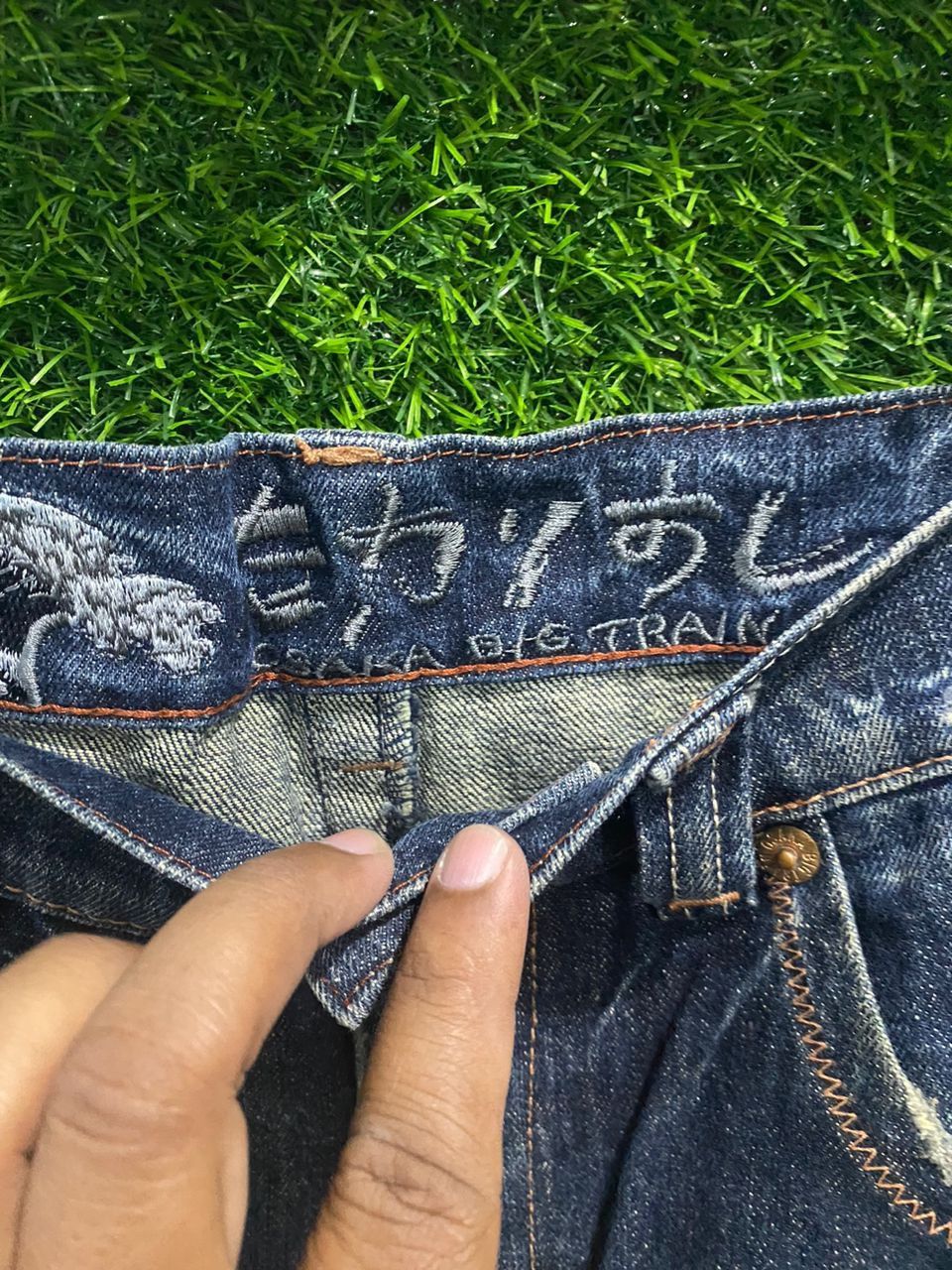 Designer × Japanese Brand Osaka Big Train Patchwork Denim Straight Cut Size US 32 / EU 48 - 5 Thumbnail