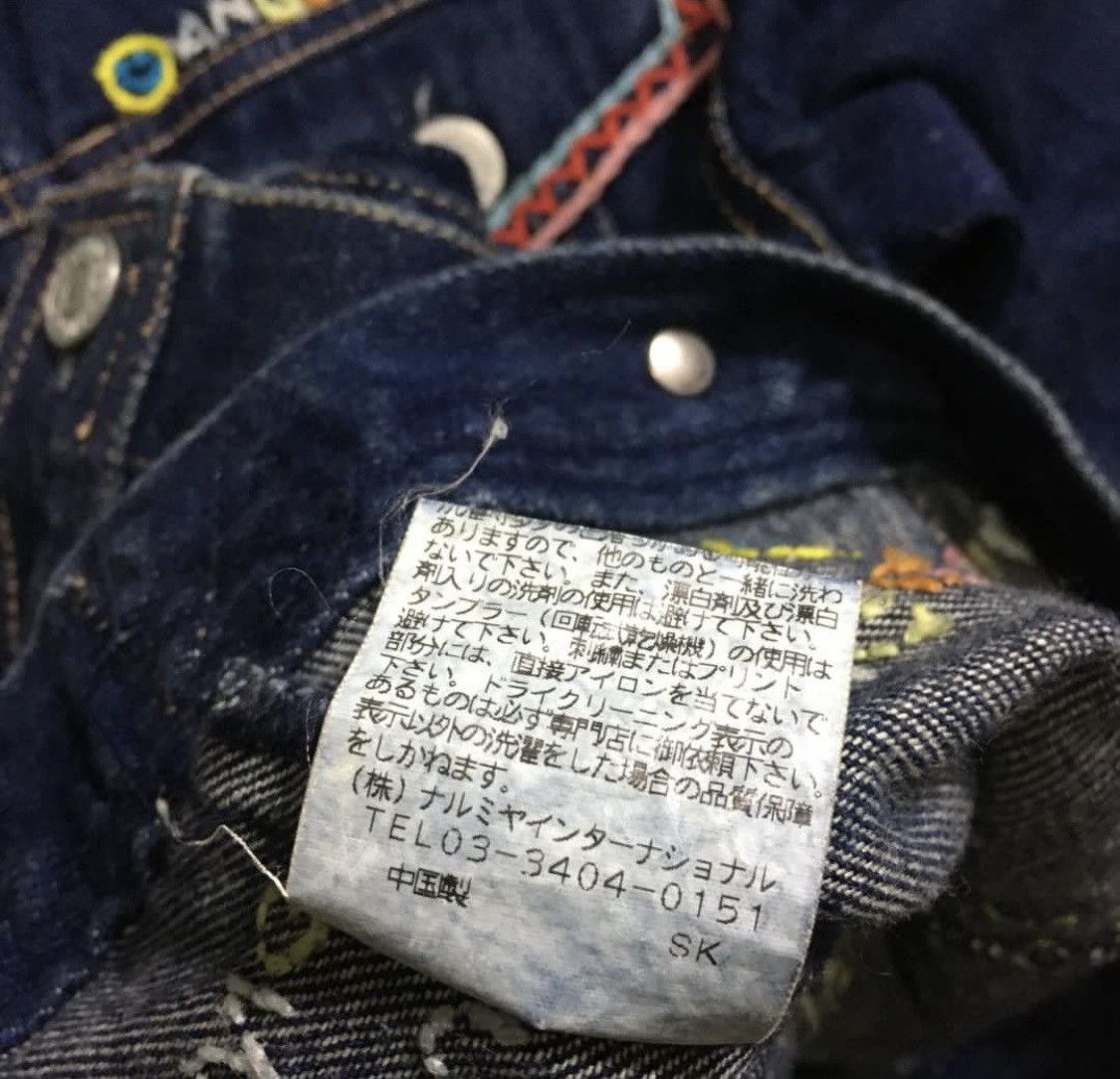 Angel Blue × Hysteric Glamour × Japanese Brand 💥1990s Angel Blue💥 - Embroidery Denim Jacket Size US M / EU 48-50 / 2 - 8 Thumbnail