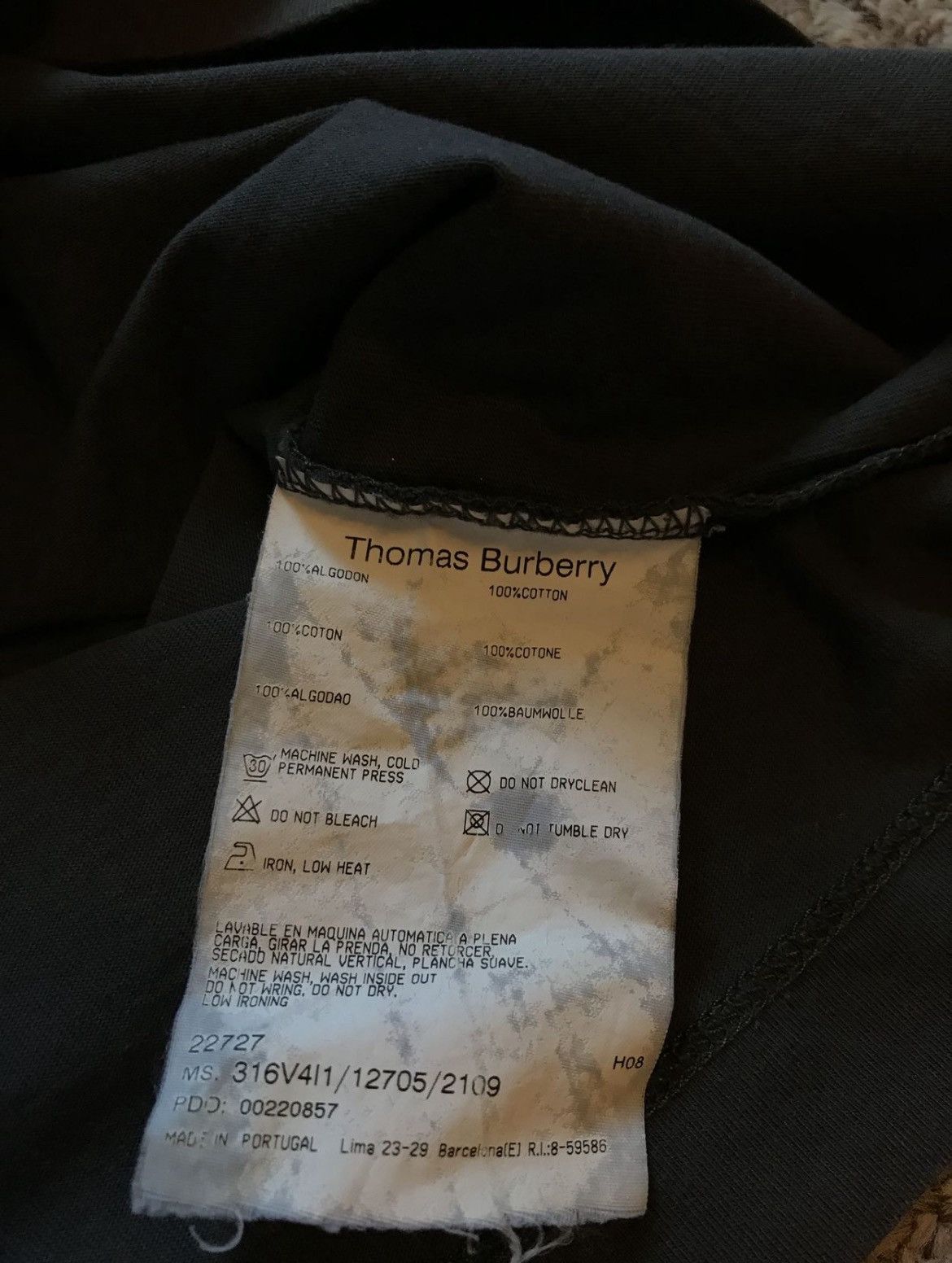 Burberry Vintage Burberry short sleeve T-shirt Size US M / EU 48-50 / 2 - 3 Thumbnail