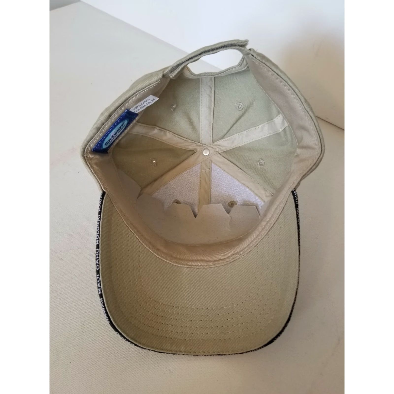 Vintage VINTAGE Surfware Baseball Cap One Size Brown 100% Cotton Hawaii Beach Mens Size ONE SIZE - 3 Thumbnail