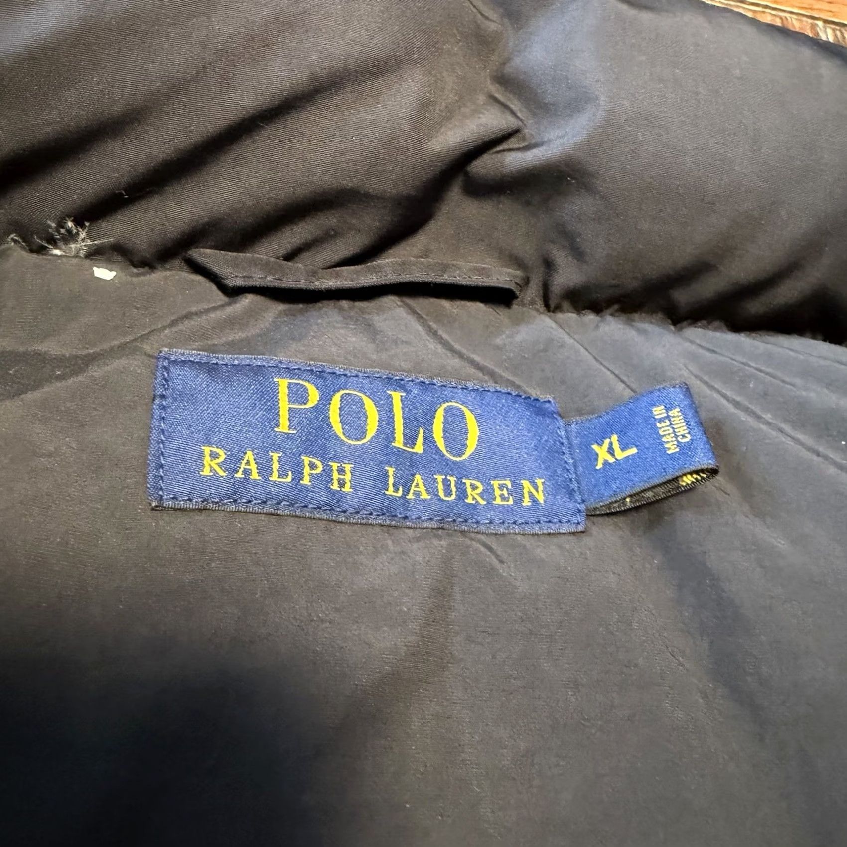 Polo Ralph Lauren Polo Ralph Lauren Feather Down Black Puffer Jacket XL Full Zip Ski Winter Unisex Adults Regular Fit 90s Down Insulation Size US XL / EU 56 / 4 - 6 Thumbnail
