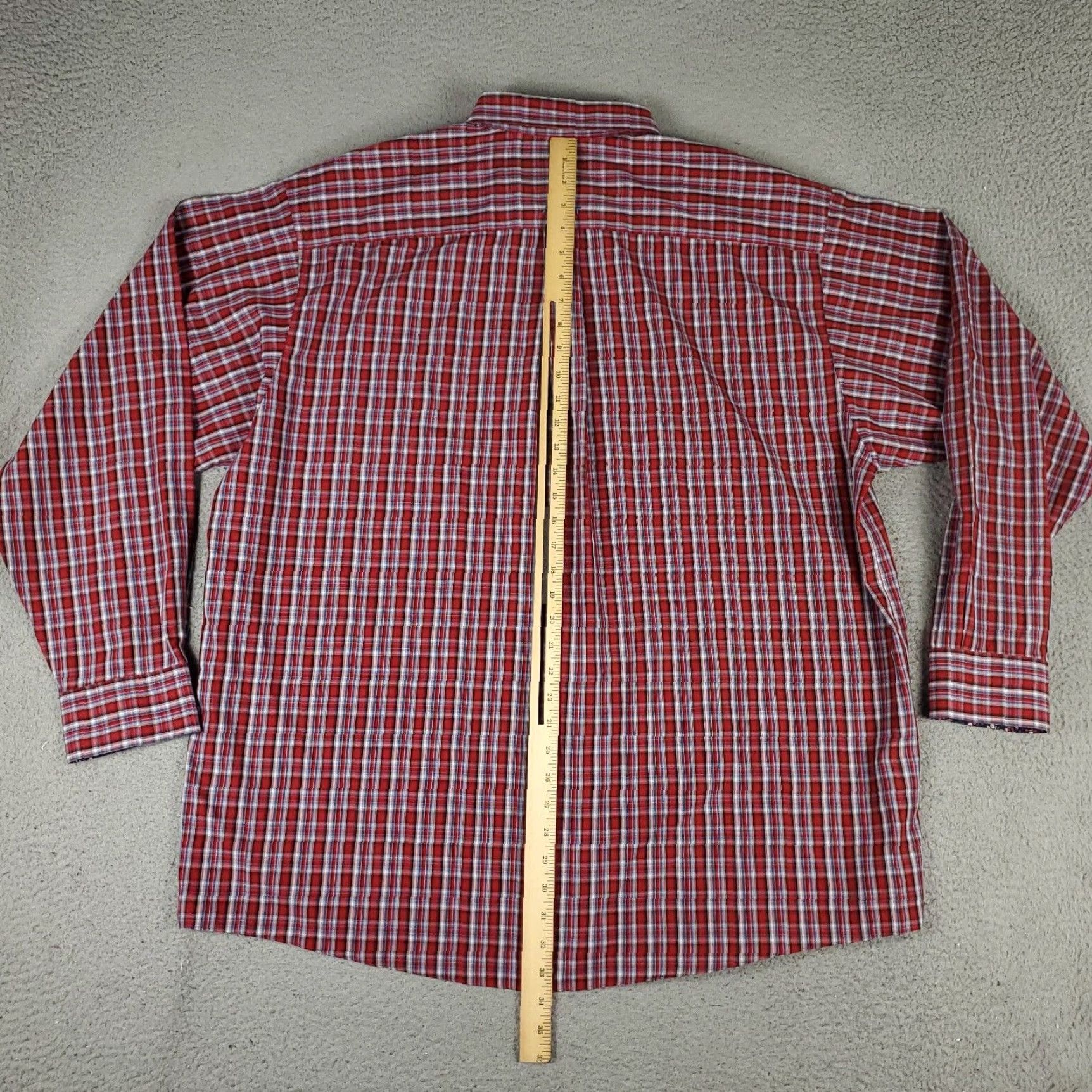 Ariat Ariat Men's Shirt 2XL Red Plaid Button-Up Long Sleeve Casual Shirt Size US XXL / EU 58 / 5 - 3 Thumbnail