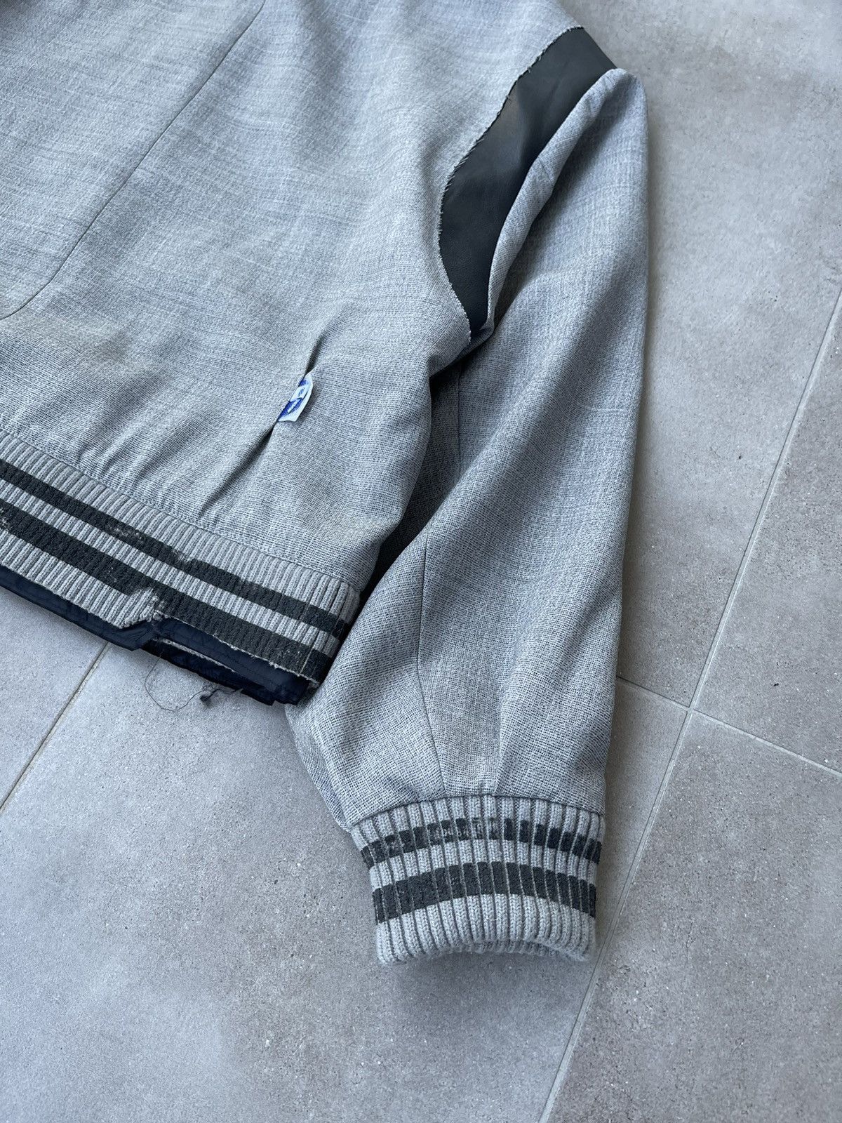 Ader Error !DS! SS22 Ader Error 3 Grey Deconstructed Bomber Jacket Size US M / EU 48-50 / 2 - 16 Thumbnail