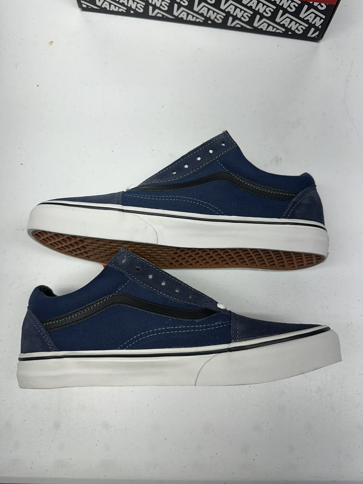 Vans Vans Old Skool Mood Indigo/Black size 9 Size US 9 / EU 42 - 3 Thumbnail