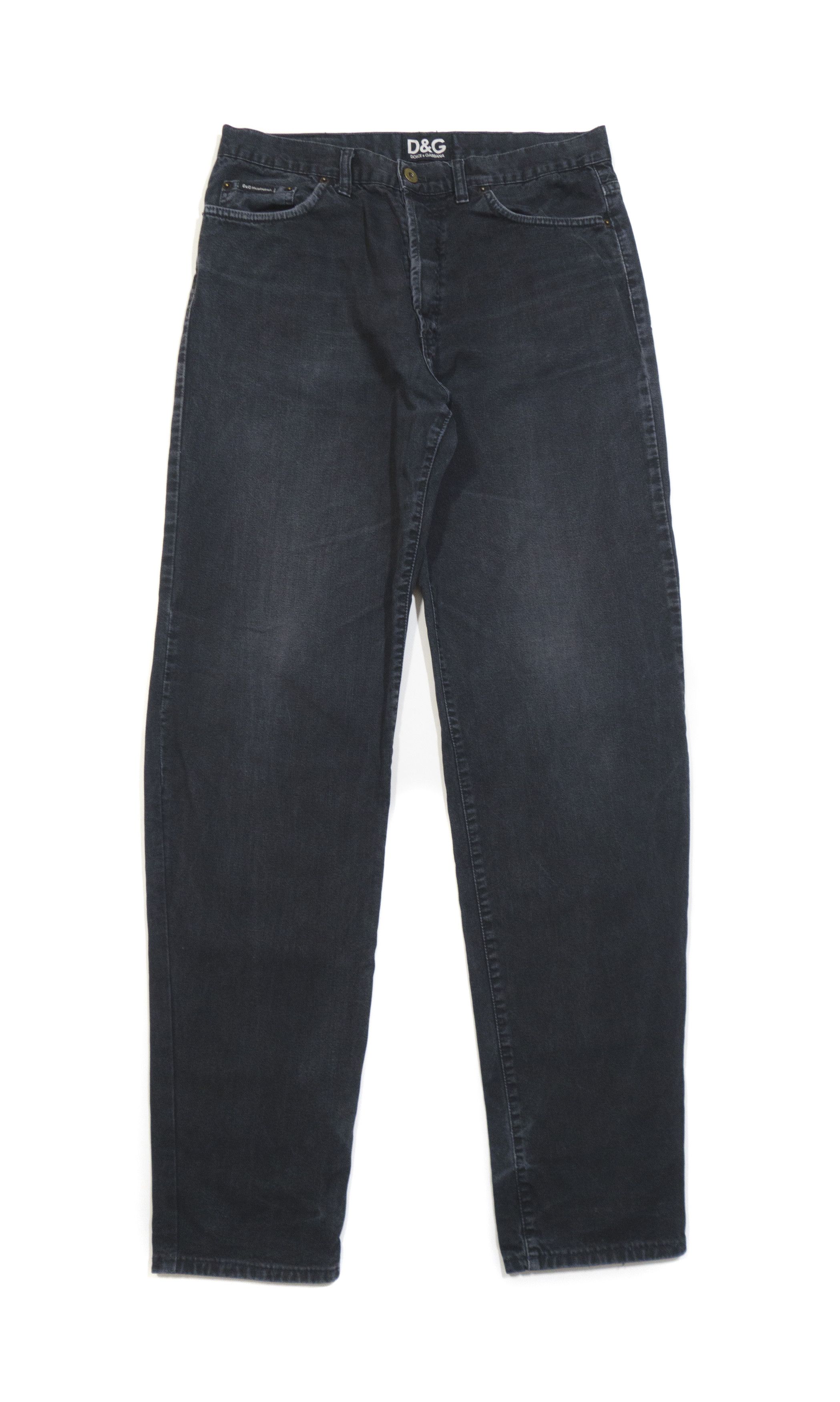 Dolce & Gabbana 90S Distressed Black Jeans Size US 32 / EU 48 - 1 Thumbnail