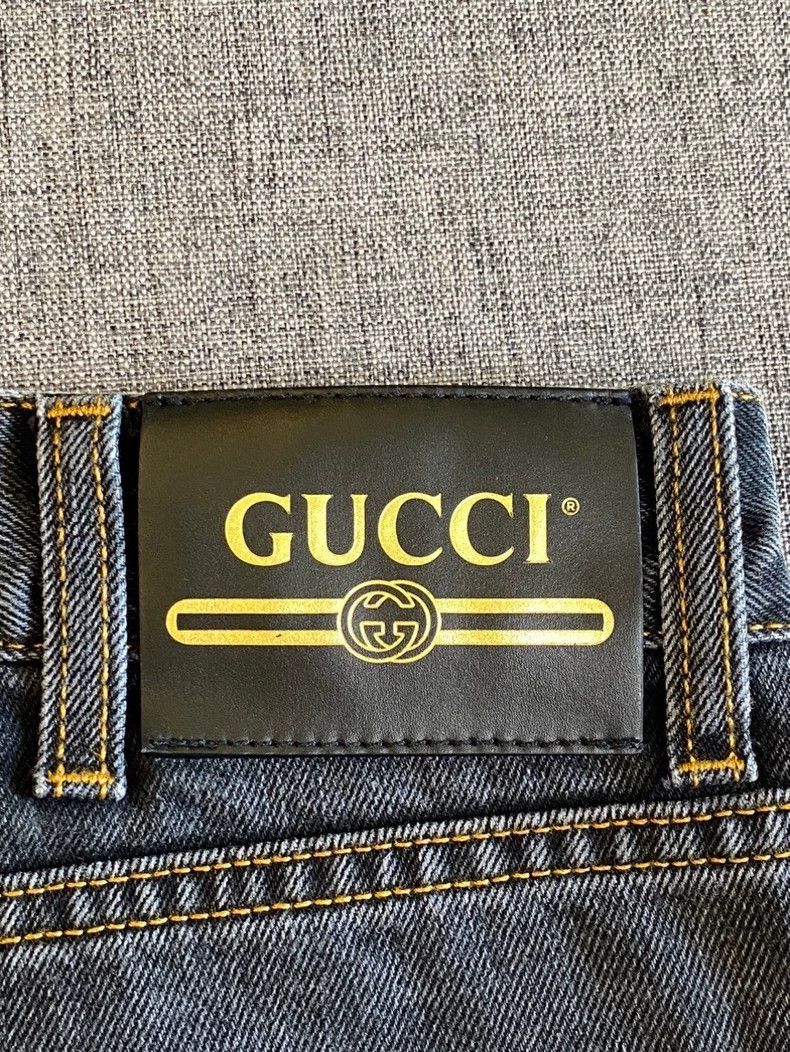 Gucci Gucci Embroidered tapered jeans 2502-Nextarrow Size US 30 / EU 46 - 5 Thumbnail