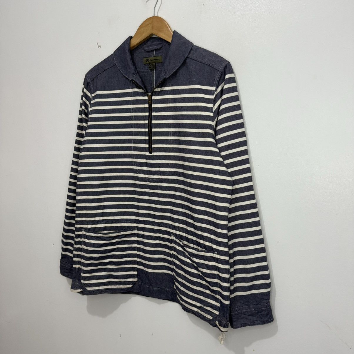 Nigel Cabourn Nigel Cabourn Half Zip Boarder Jacket Size US M / EU 48-50 / 2 - 2 Thumbnail