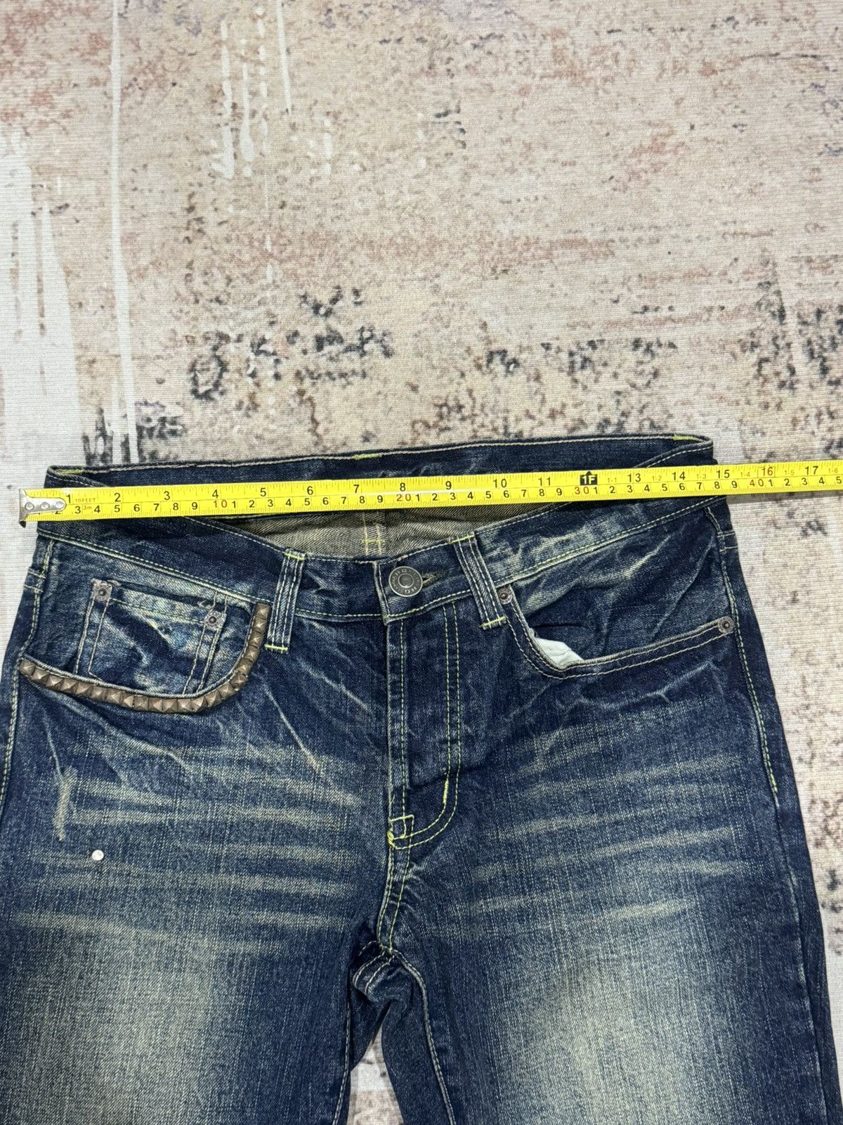 Hysteric Glamour HYSTERIC GLAMOUR- distress swarovky studd jeans Size US 30 / EU 46 - 9 Thumbnail